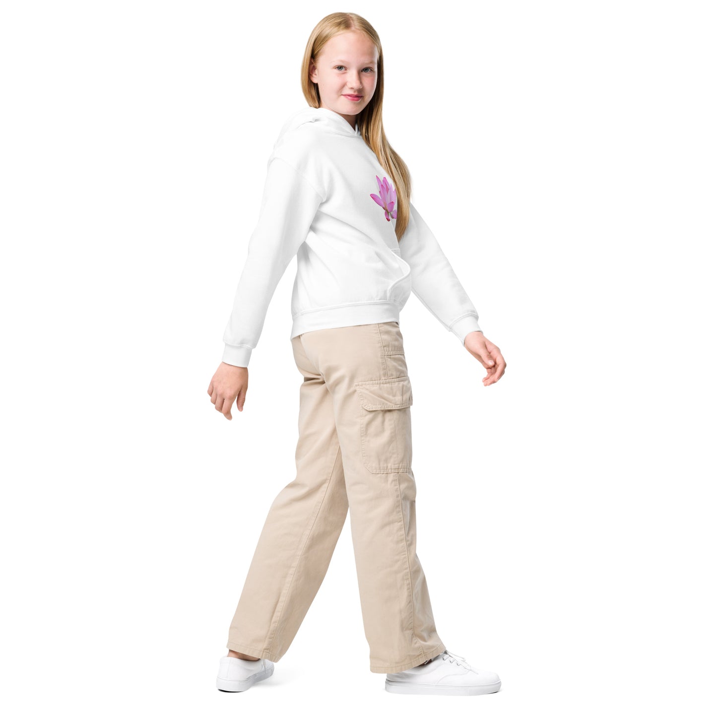 Lotus - Youth heavy blend hoodie ~ Sharon Dawn Collection