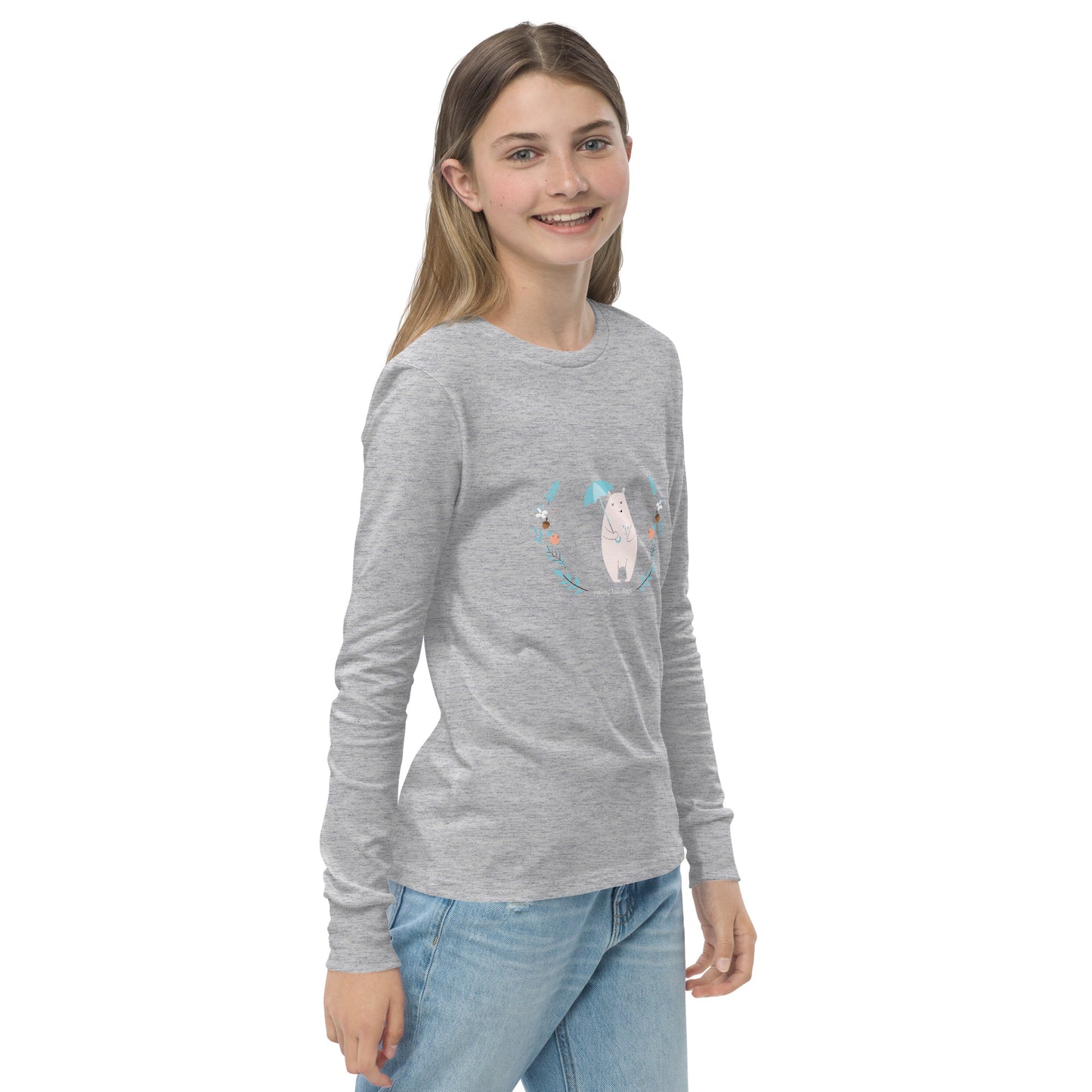 Rainy Fall Days - Youth long sleeve tee ~ Sharon Dawn Collection
