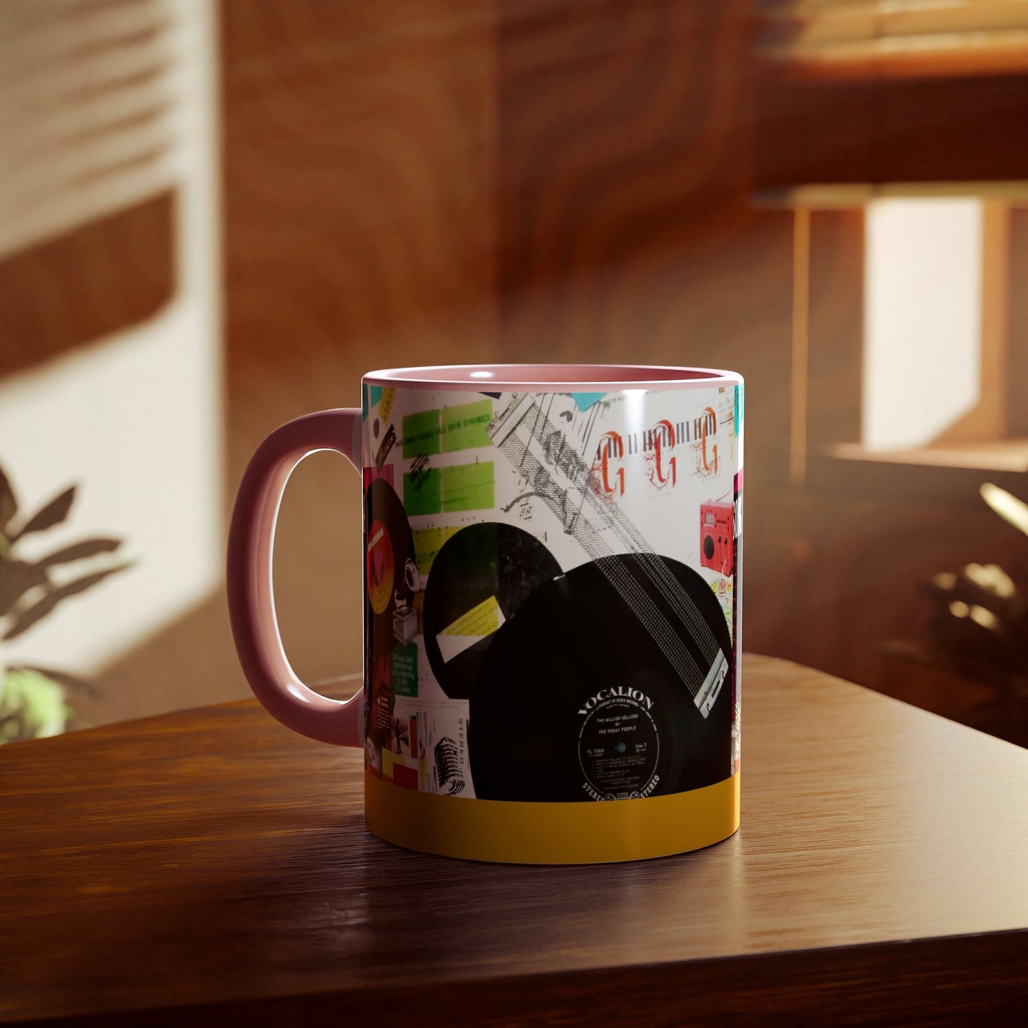 My Music Diary - Accent Mugs, 11oz ~ Sharon Dawn Collection - Limited Edition