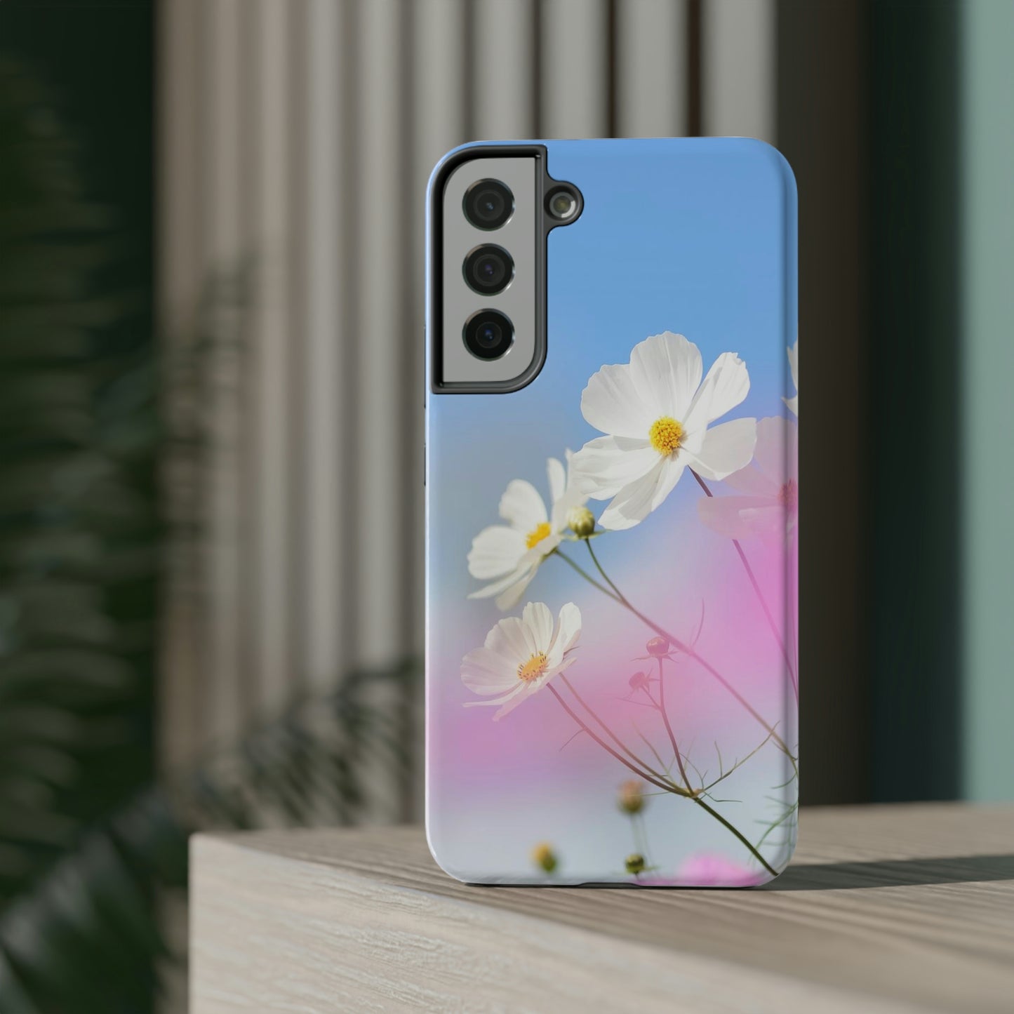 White Flowers - Impact-Resistant Cases - Phone Case