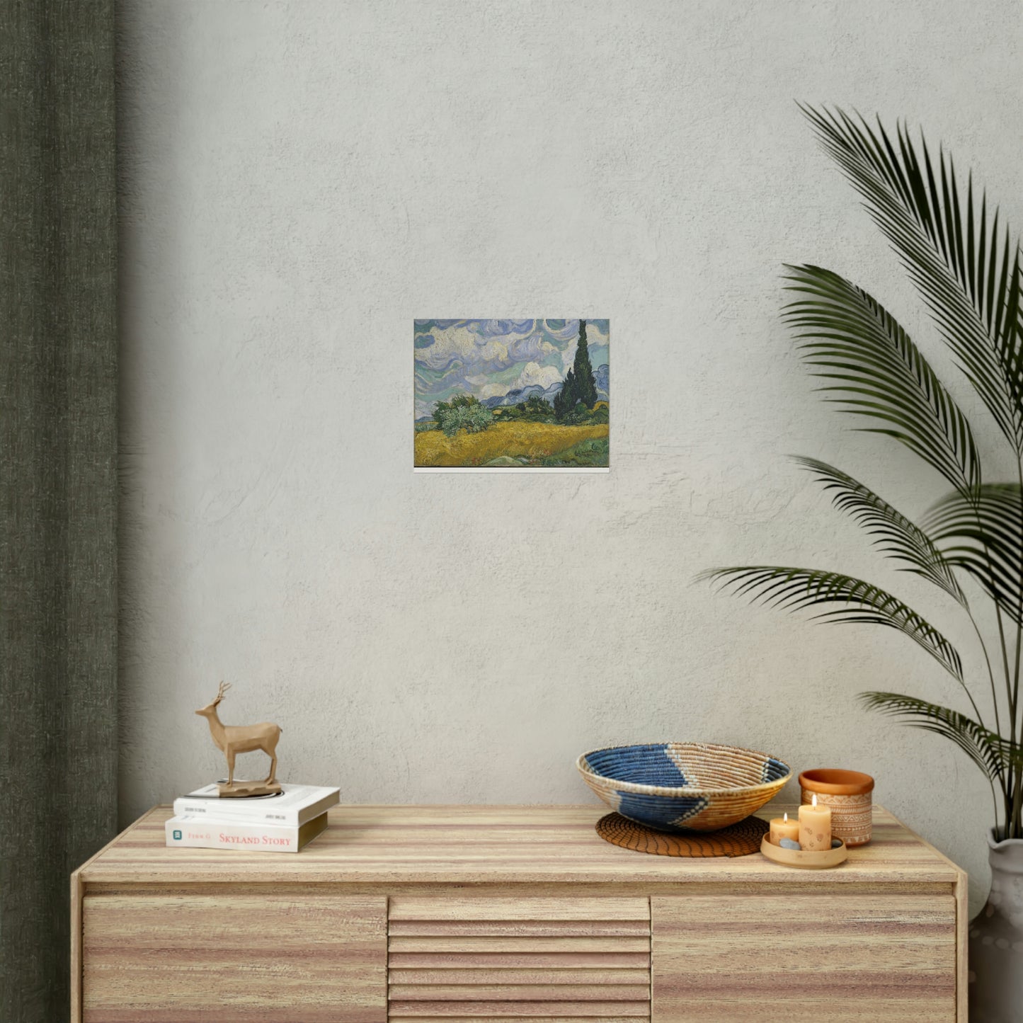 Wheat Field with Cypresses - Vincent Van Gogh - Rolled Posters