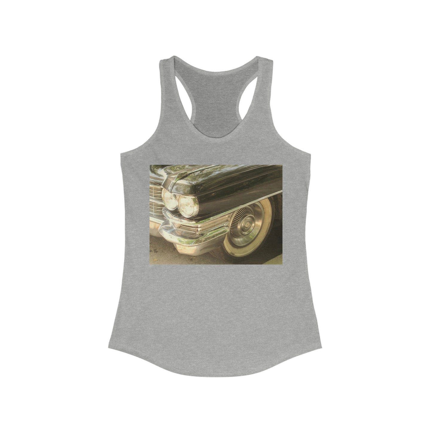 Vintage Car on a Summer Day - Women's Ideal Racerback Tank ~ Sharon Dawn Collection