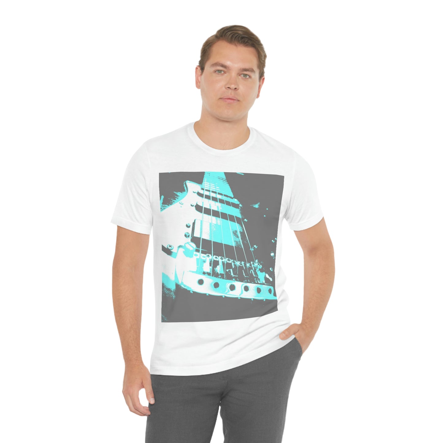 Blue Guitar - Unisex Jersey Short Sleeve Tee ~ Sharon Dawn Collection