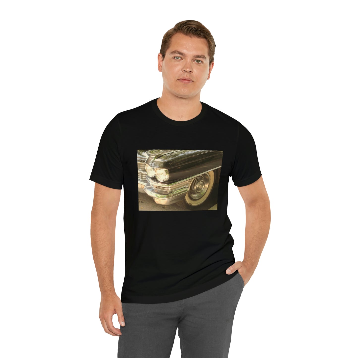Vintage Car on a Summer Day - Unisex Jersey Short Sleeve Tee ~ Sharon Dawn Collection