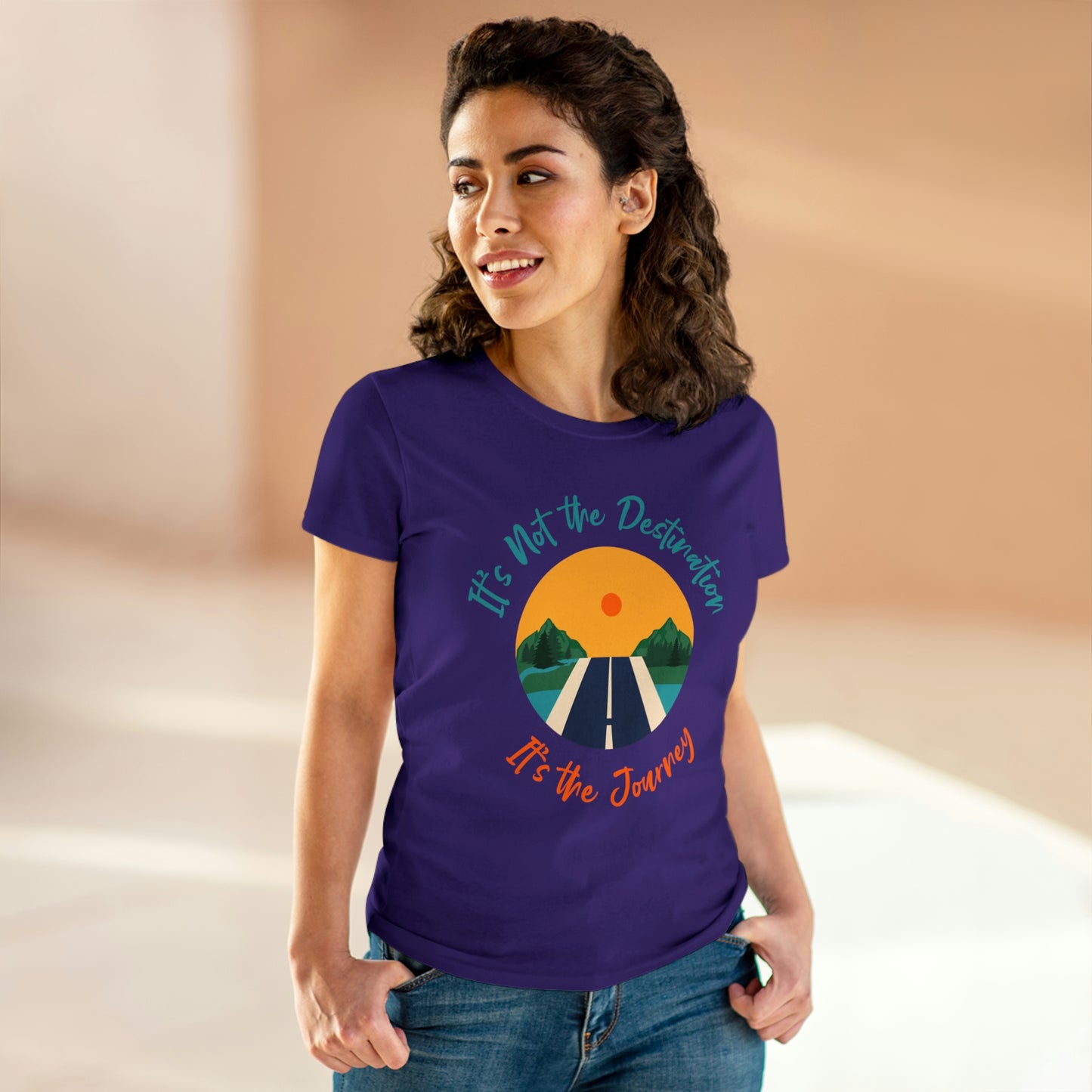 Journey - Women's Midweight Cotton Tee ~ Sharon Dawn Collection