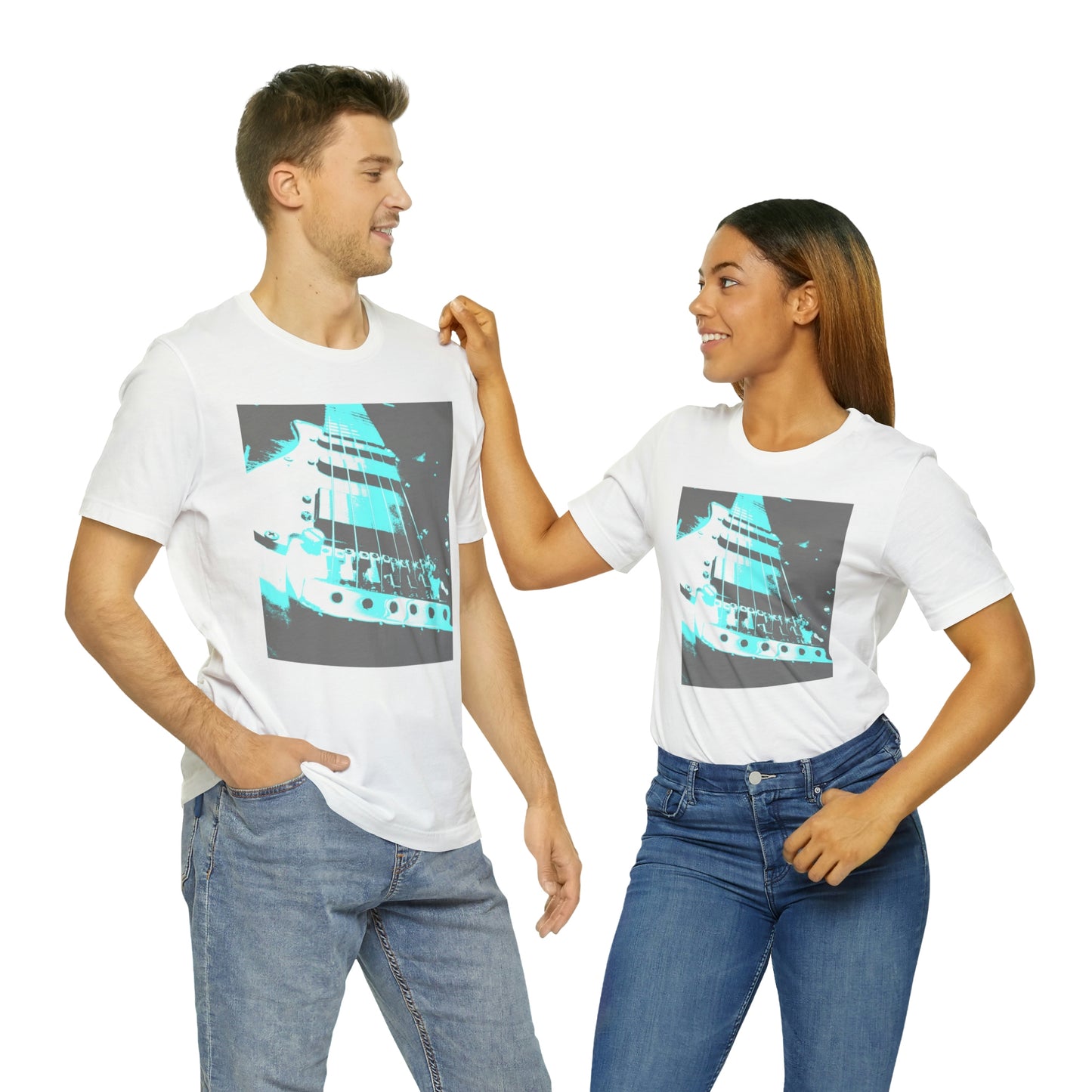 Blue Guitar - Unisex Jersey Short Sleeve Tee ~ Sharon Dawn Collection