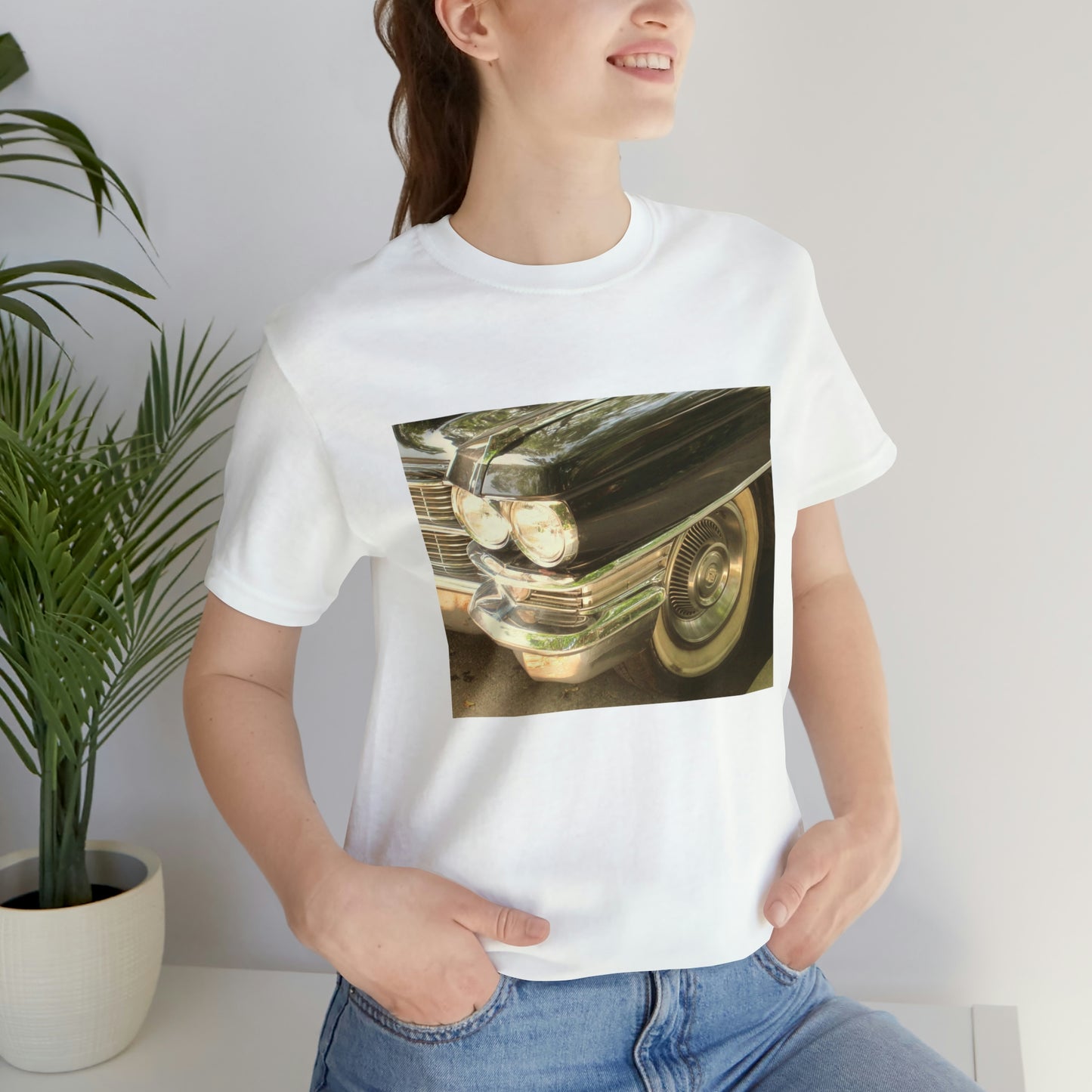 Vintage Car on a Summer Day - Unisex Jersey Short Sleeve Tee ~ Sharon Dawn Collection