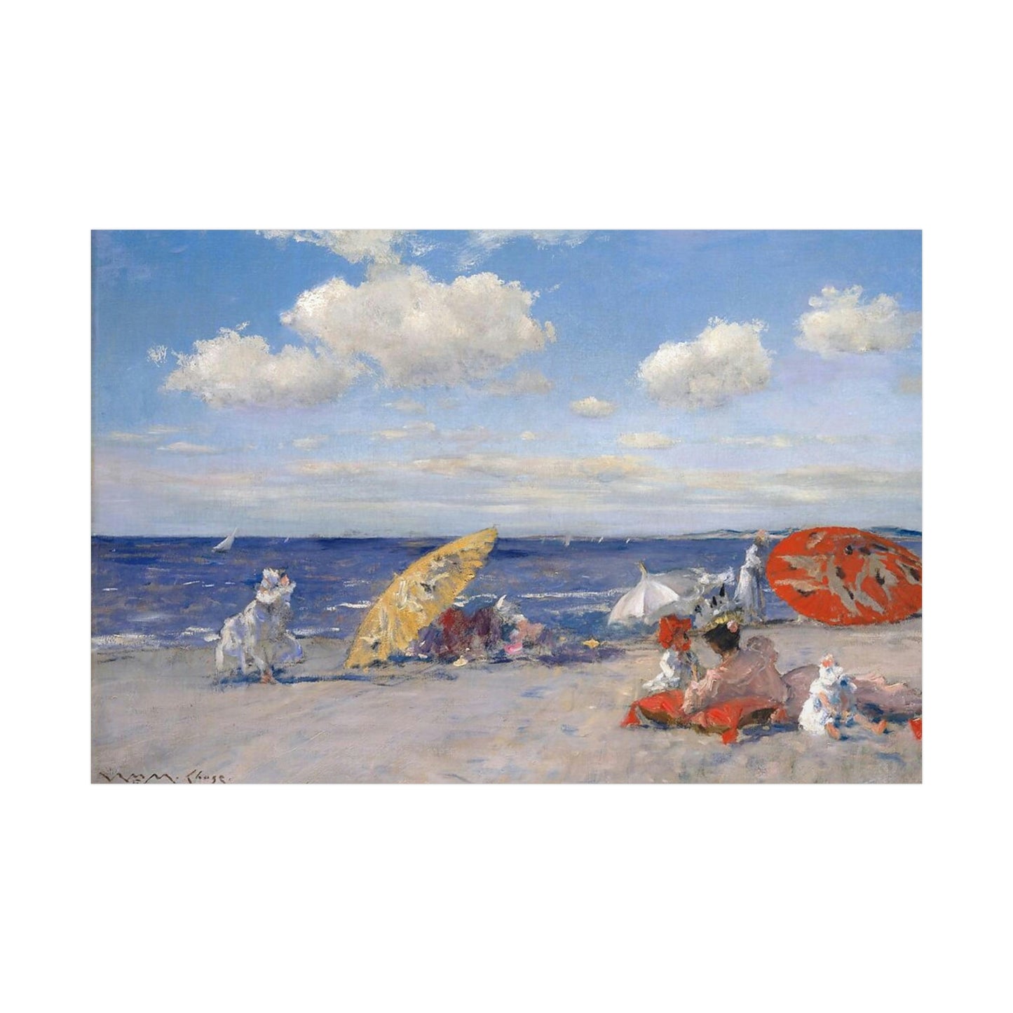 At the Seaside - William Merritt Chase - 1892 - Rolled Posters