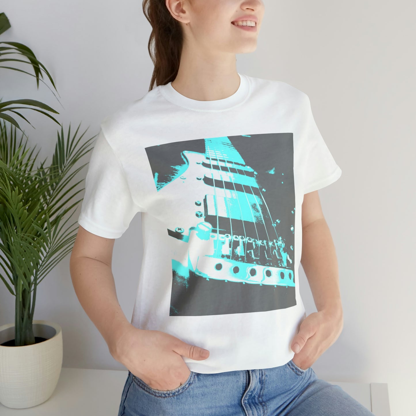Blue Guitar - Unisex Jersey Short Sleeve Tee ~ Sharon Dawn Collection
