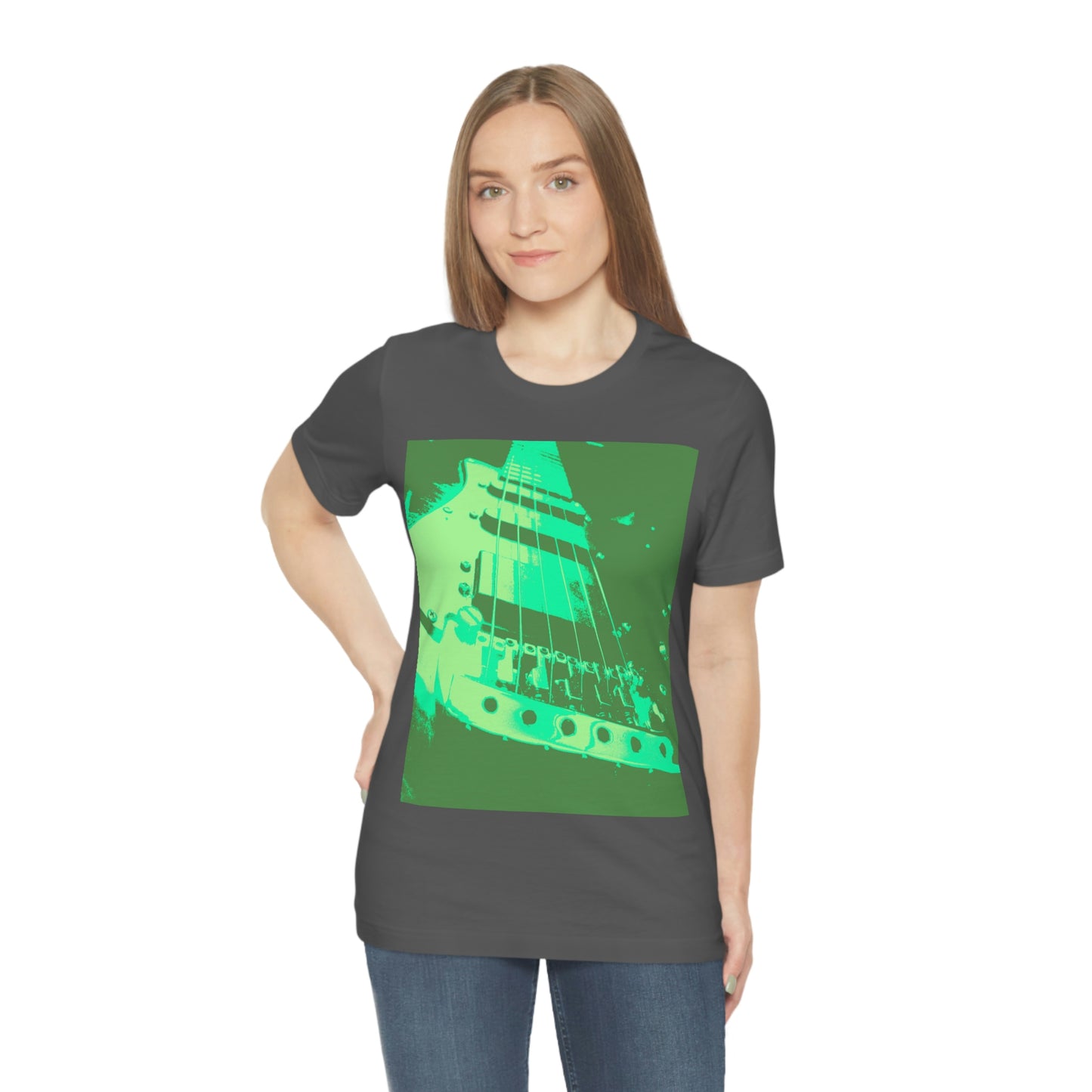 Mint Guitar - Unisex Jersey Short Sleeve Tee ~ Sharon Dawn Collection