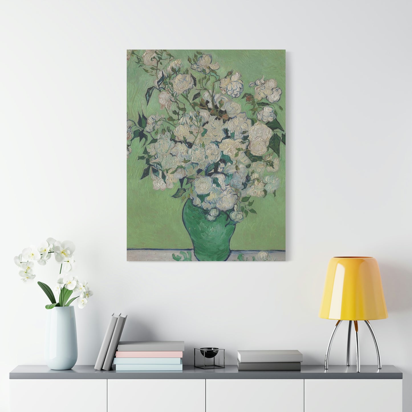 Roses - Vincent Van Gogh - 1890 - Classic Canvas