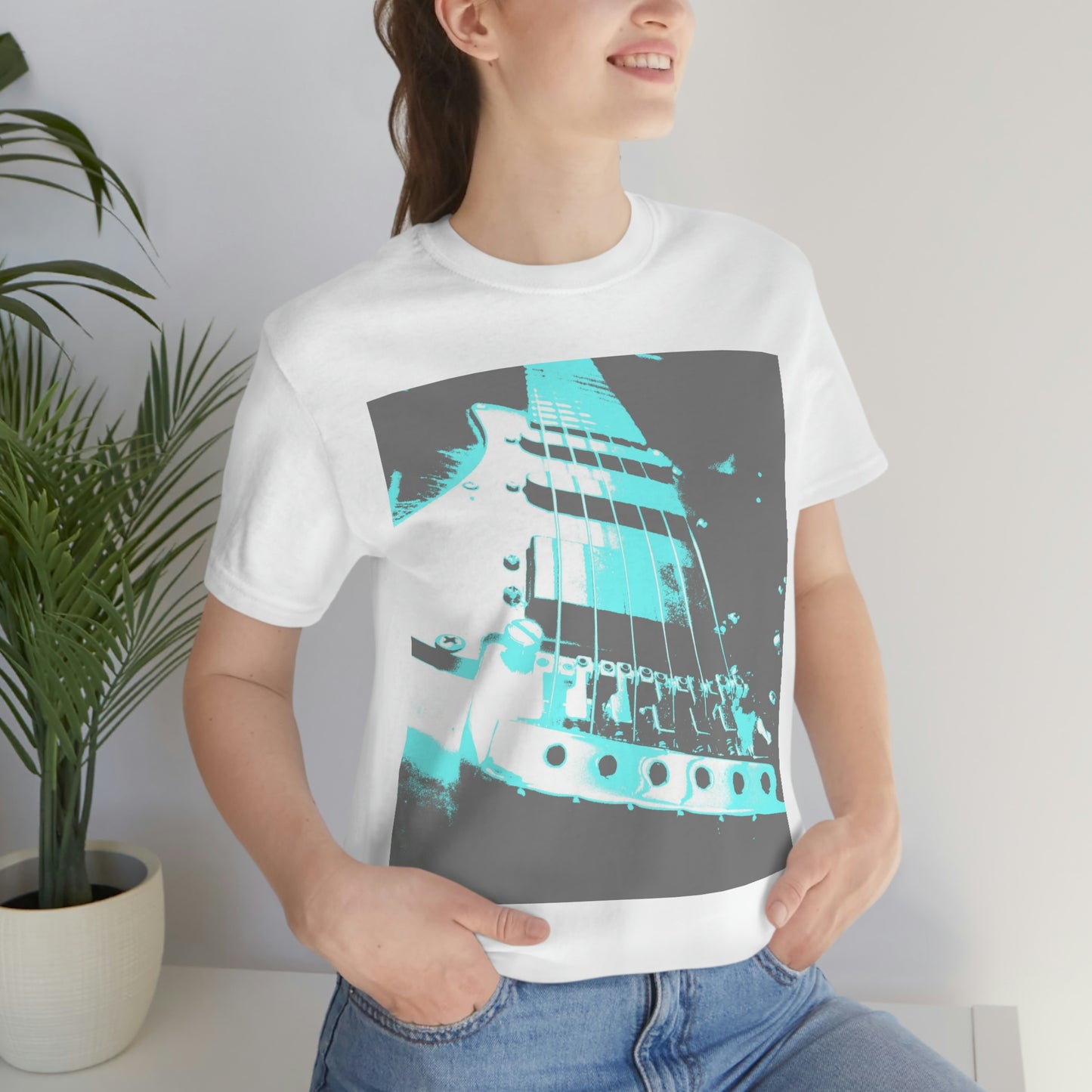 Blue Guitar - Unisex Jersey Short Sleeve Tee ~ Sharon Dawn Collection