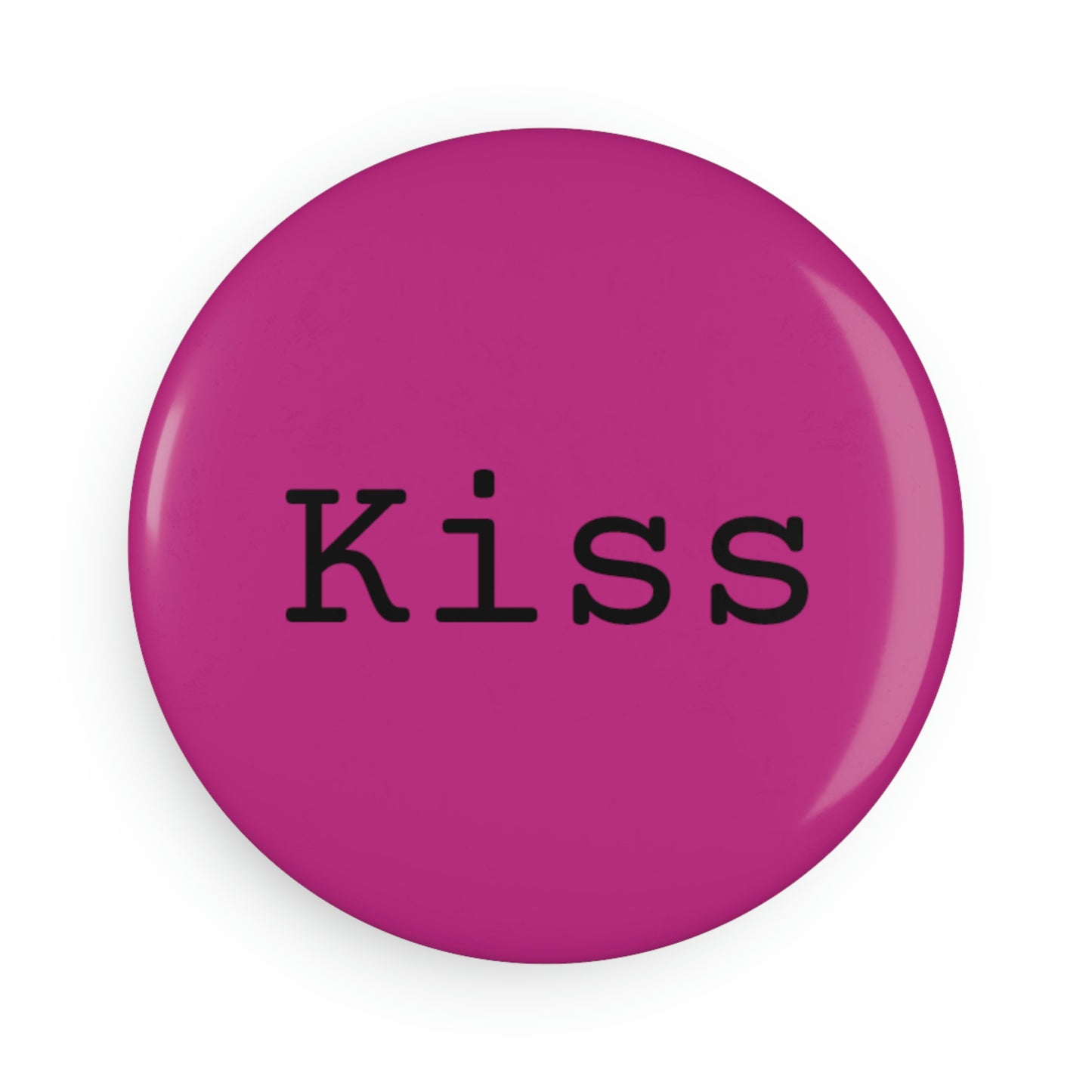 Kiss - Button Magnet, Round ~ Sharon Dawn Collection