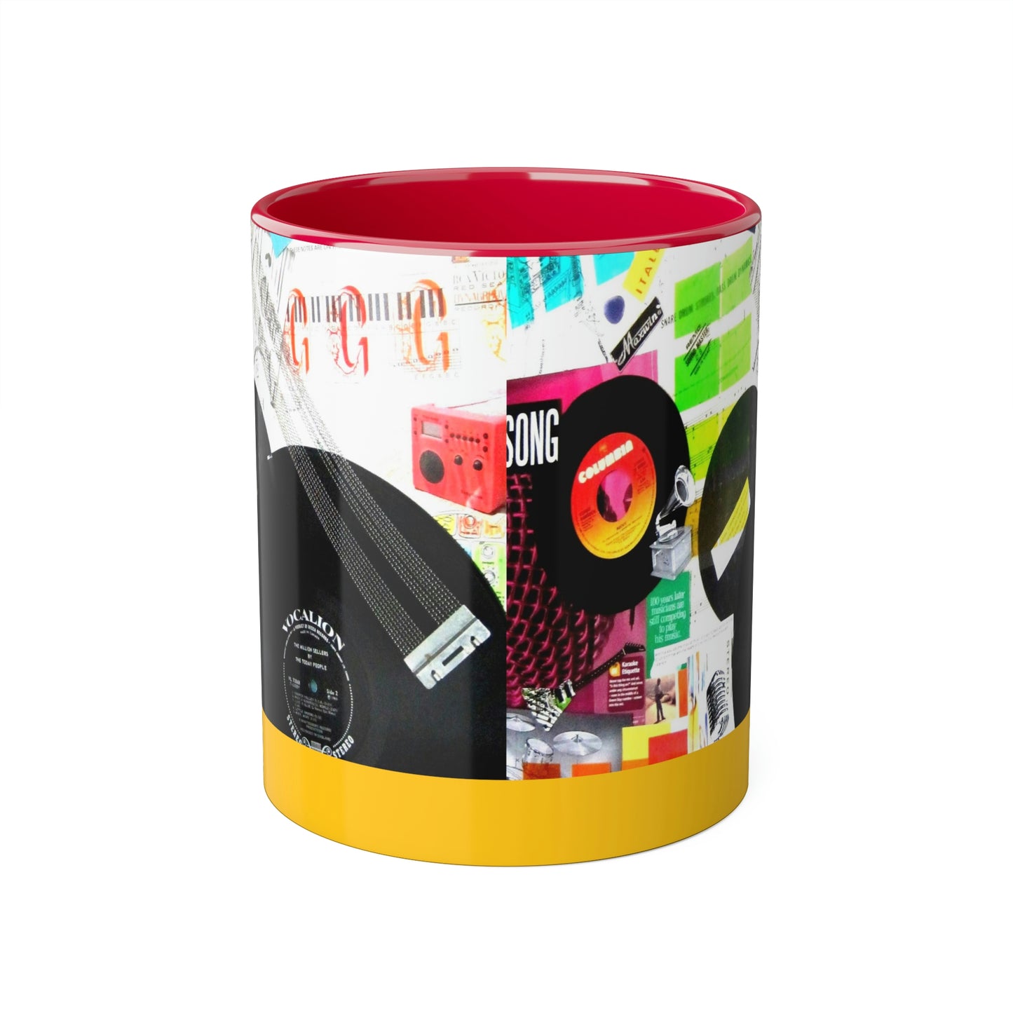 My Music Diary - Accent Mugs, 11oz ~ Sharon Dawn Collection - Limited Edition