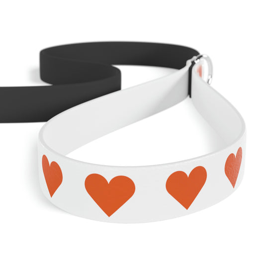 Orange Heart - Leash ~ Sharon Dawn Collection