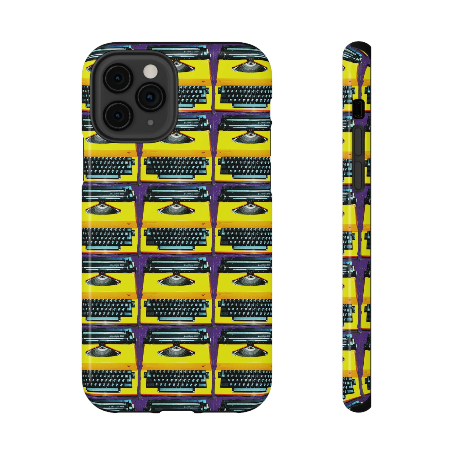 Yellow Typewriter - Impact-Resistant Cases - Phone Case ~ Sharon Dawn Collection -Limited Edition