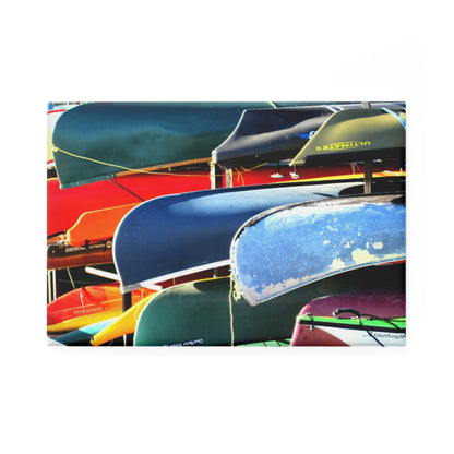 Canoes - Button Magnet, Rectangle ~ Sharon Dawn Collection
