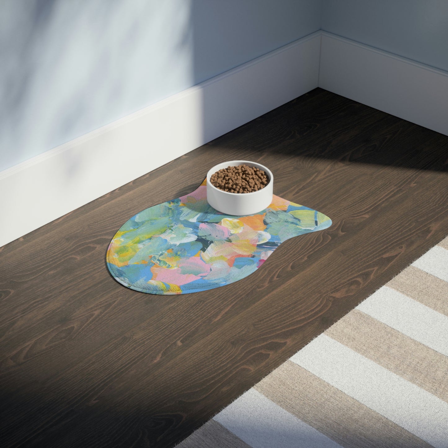 Floral Painting - Pet Feeding Mats