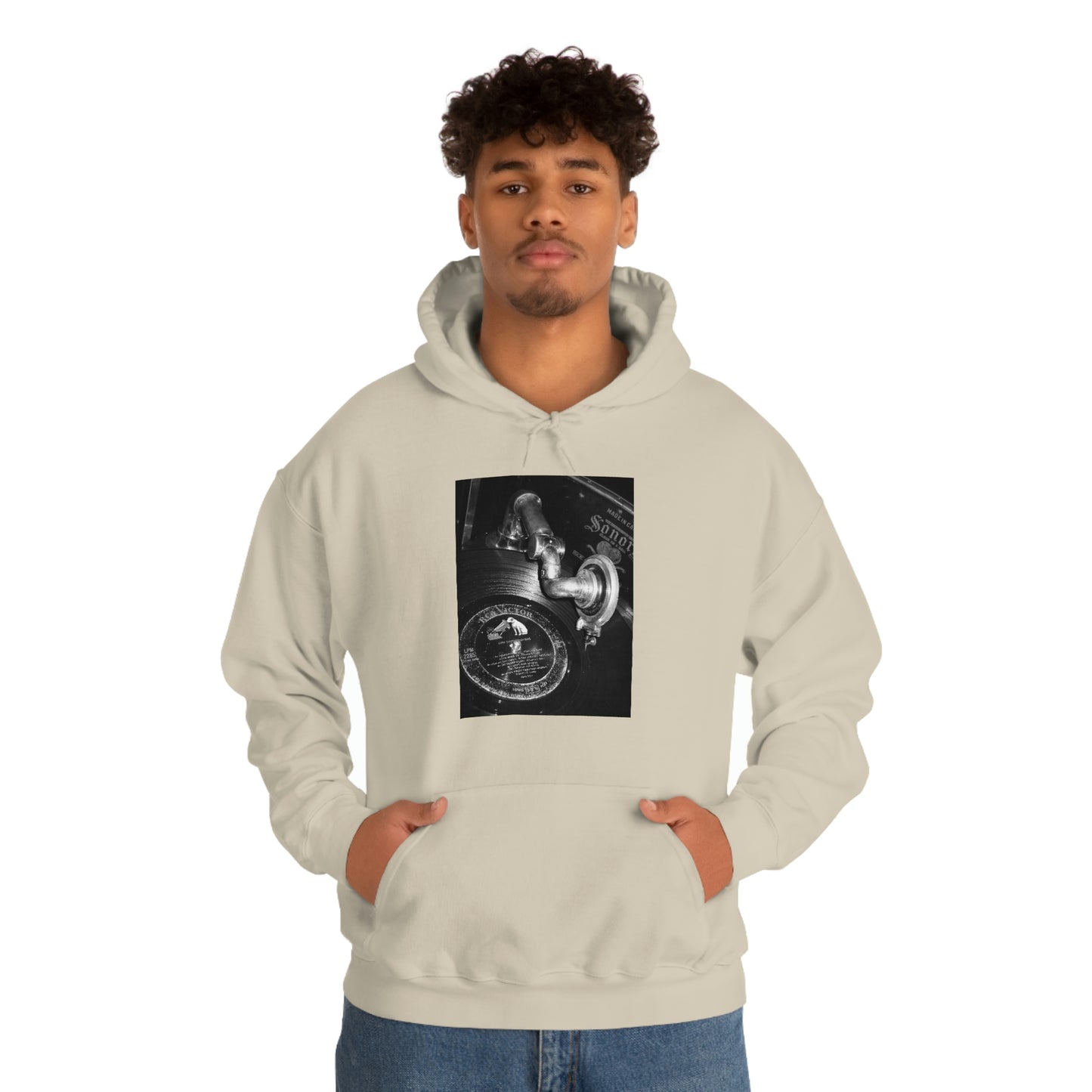 Phonograph 1910 - Unisex Heavy Blend™ Hooded Sweatshirt ~ Sharon Dawn Collection