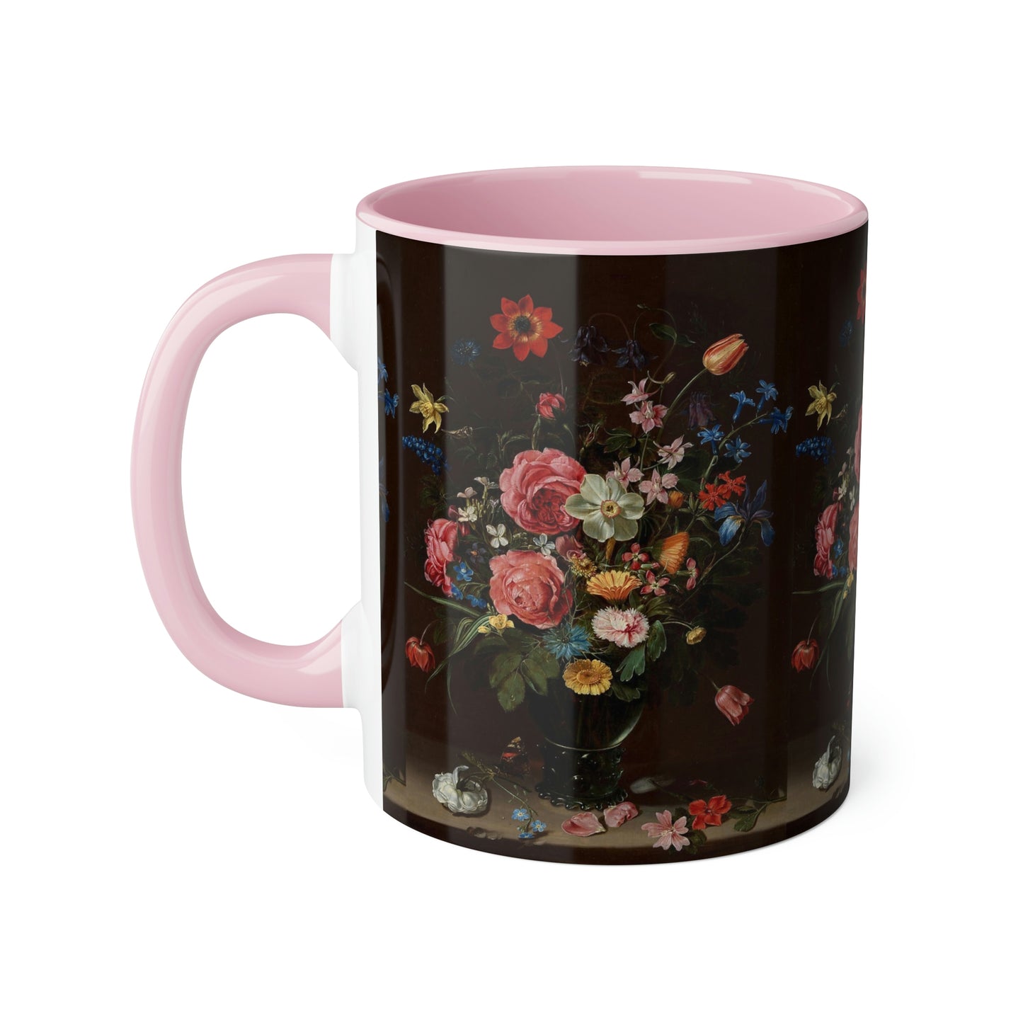 A Bouquet of Flowers - Clara Peters 1612 - Accent Mugs, 11oz - Limited Edition