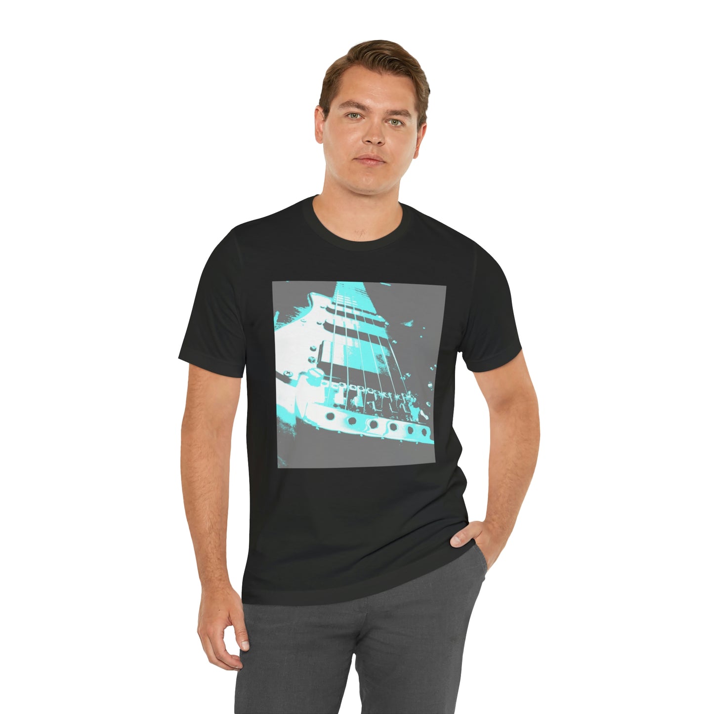 Blue Guitar - Unisex Jersey Short Sleeve Tee ~ Sharon Dawn Collection