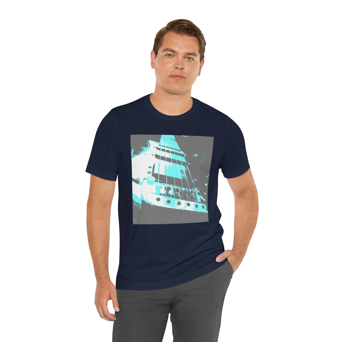 Blue Guitar - Unisex Jersey Short Sleeve Tee ~ Sharon Dawn Collection