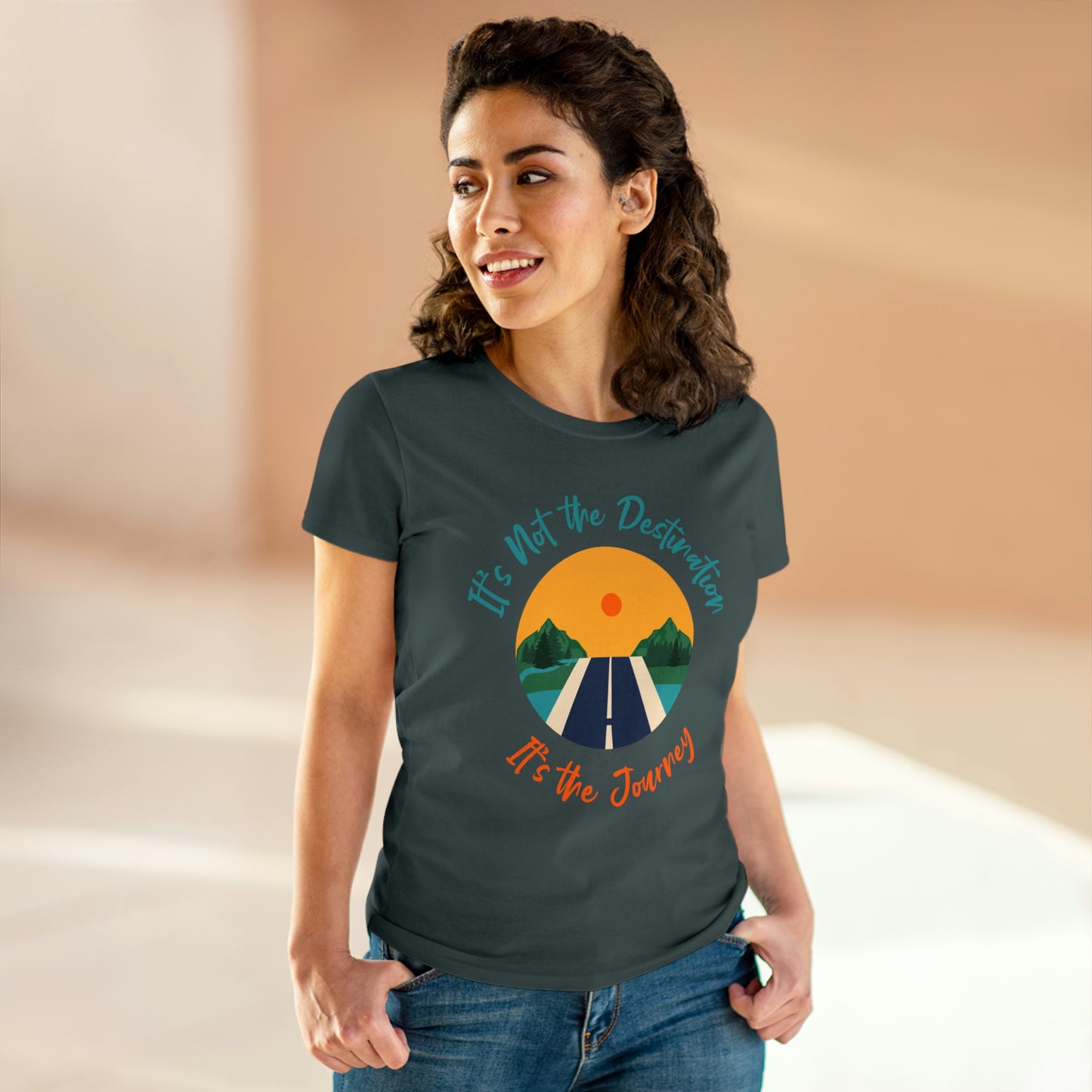 Journey - Women's Midweight Cotton Tee ~ Sharon Dawn Collection