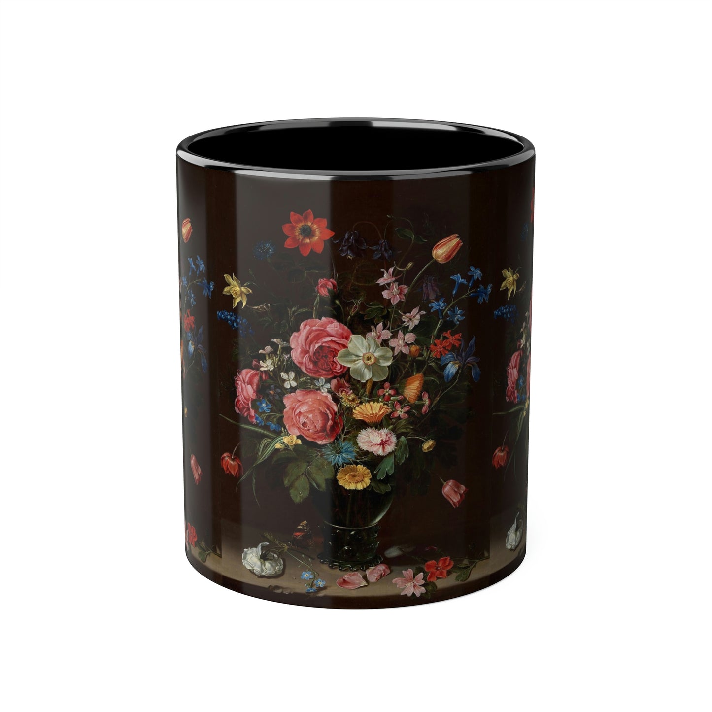 A Bouquet of Flowers - Clara Peters 1612 - Accent Mugs, 11oz - Limited Edition