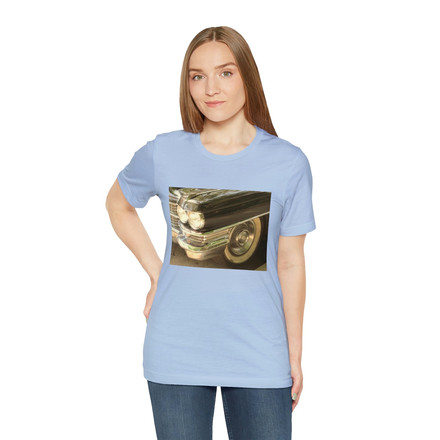 Vintage Car on a Summer Day - Unisex Jersey Short Sleeve Tee ~ Sharon Dawn Collection