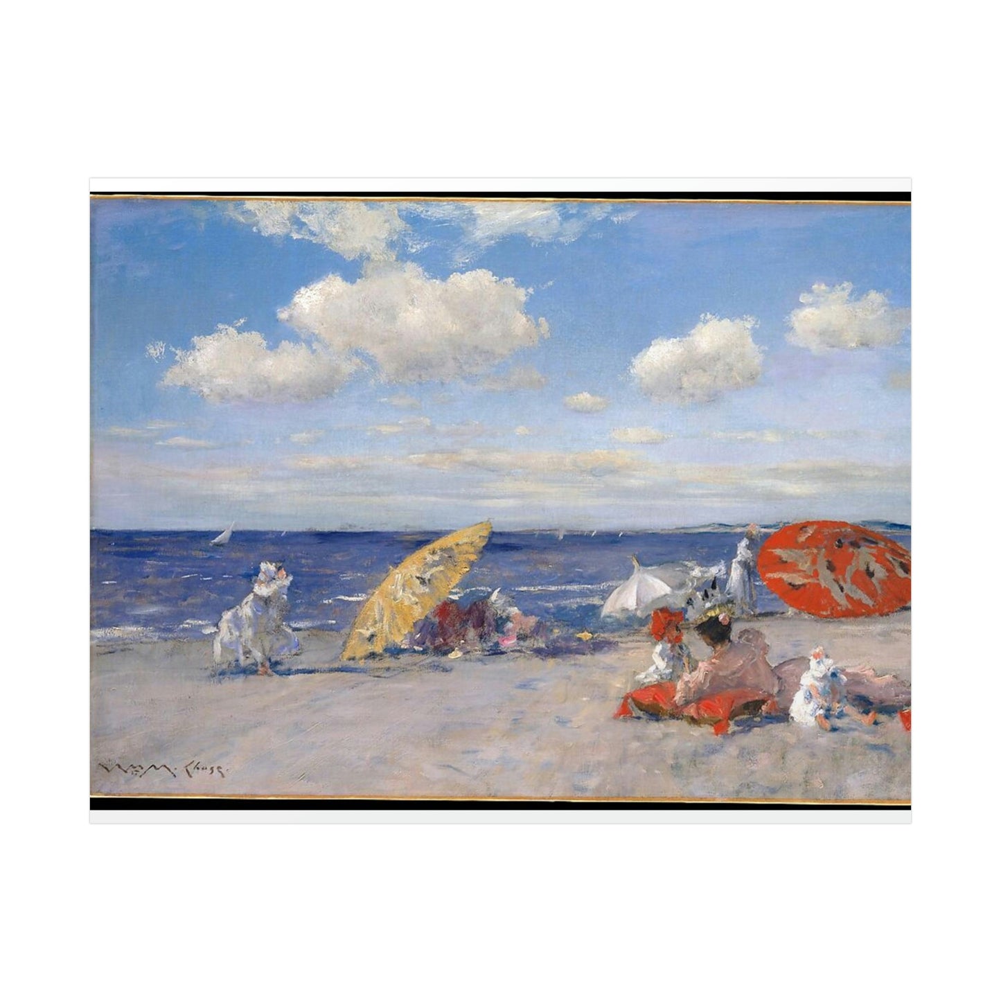 At the Seaside - William Merritt Chase - 1892 - Rolled Posters