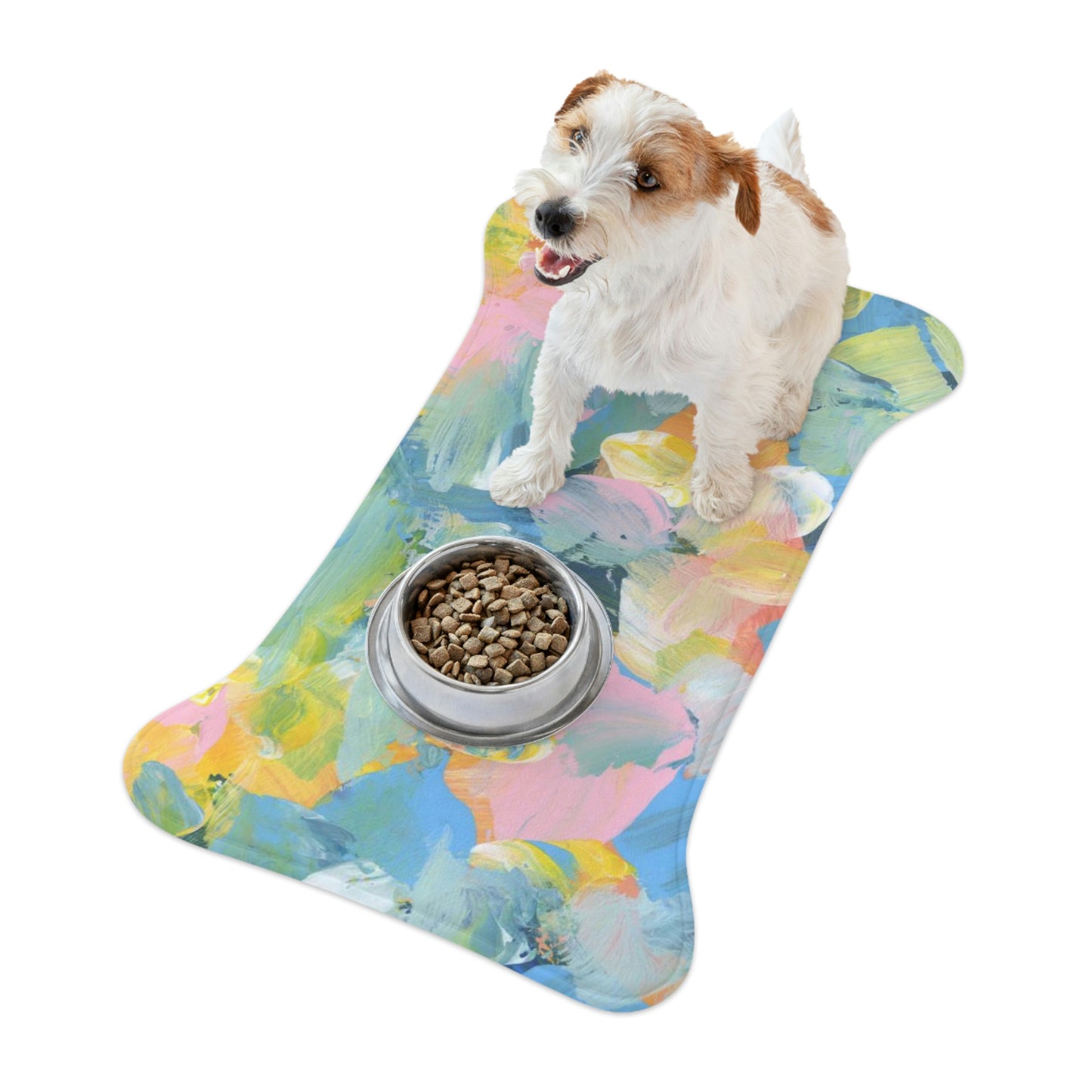 Floral Painting - Pet Feeding Mats