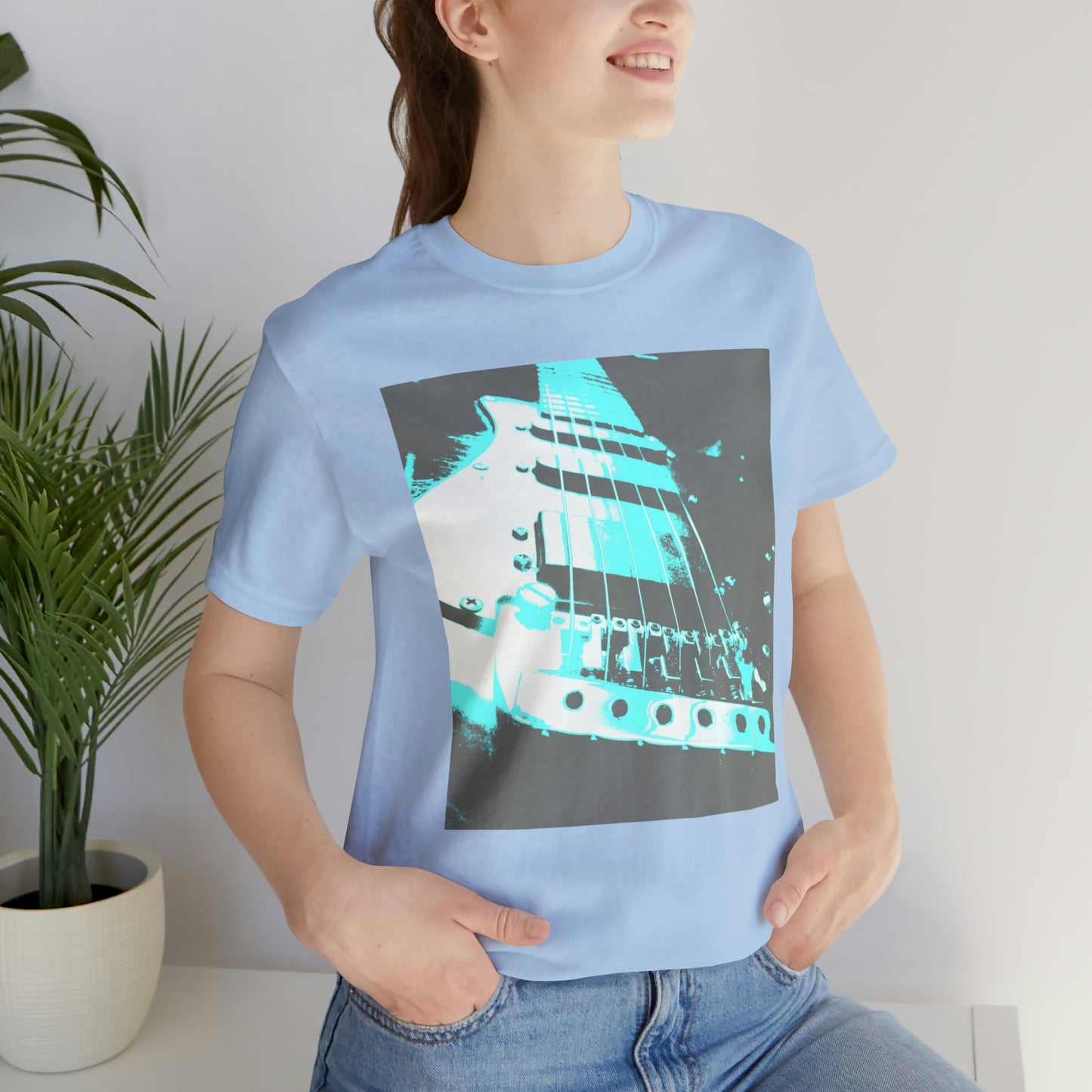 Blue Guitar - Unisex Jersey Short Sleeve Tee ~ Sharon Dawn Collection