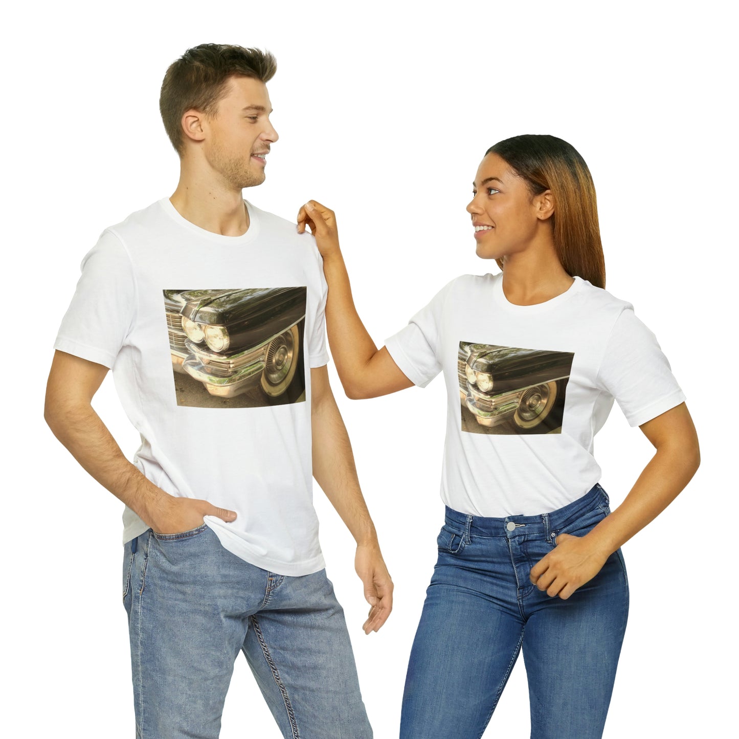 Vintage Car on a Summer Day - Unisex Jersey Short Sleeve Tee ~ Sharon Dawn Collection