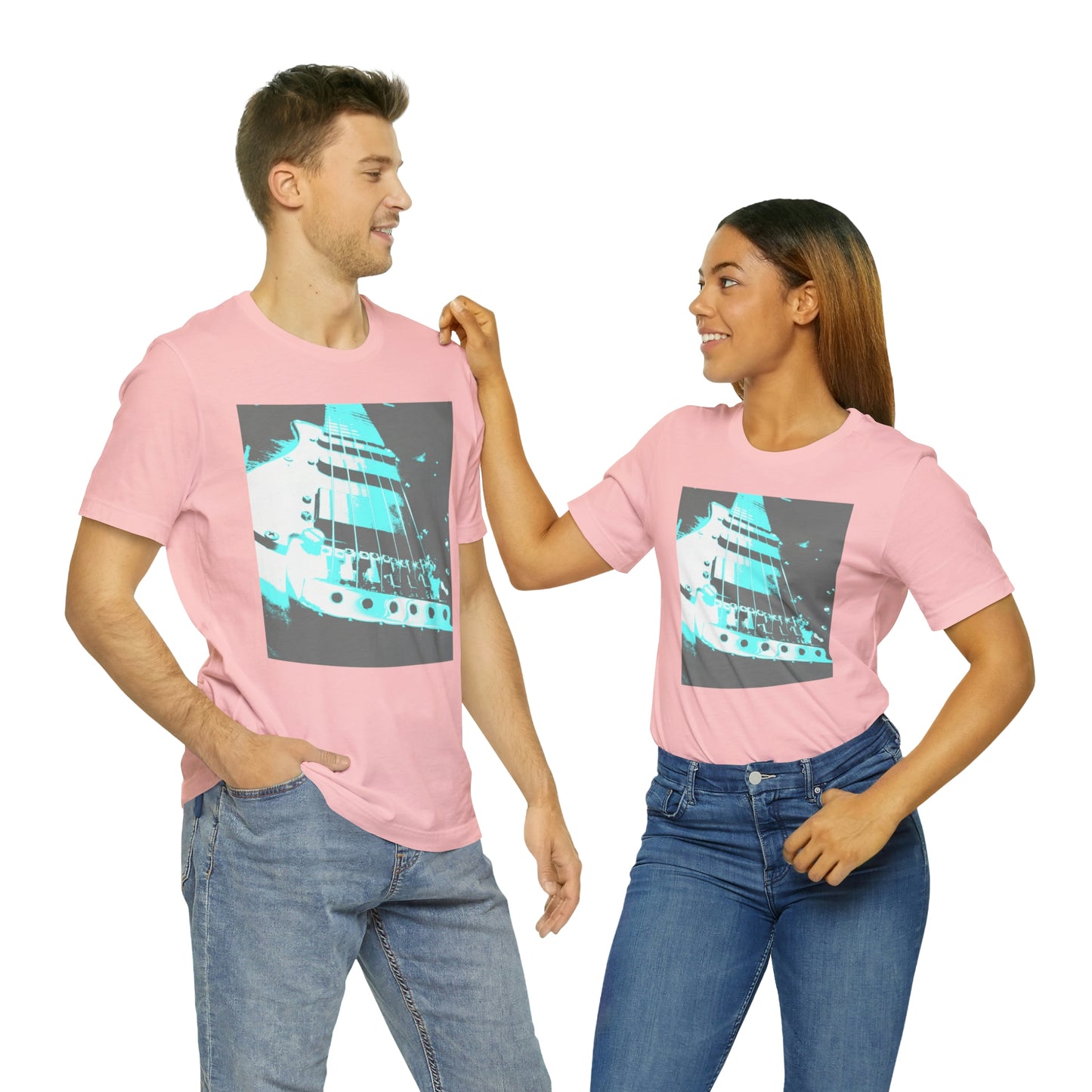 Blue Guitar - Unisex Jersey Short Sleeve Tee ~ Sharon Dawn Collection