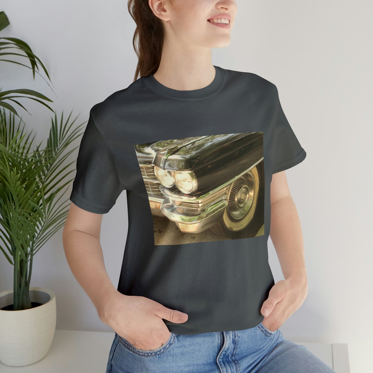 Vintage Car on a Summer Day - Unisex Jersey Short Sleeve Tee ~ Sharon Dawn Collection