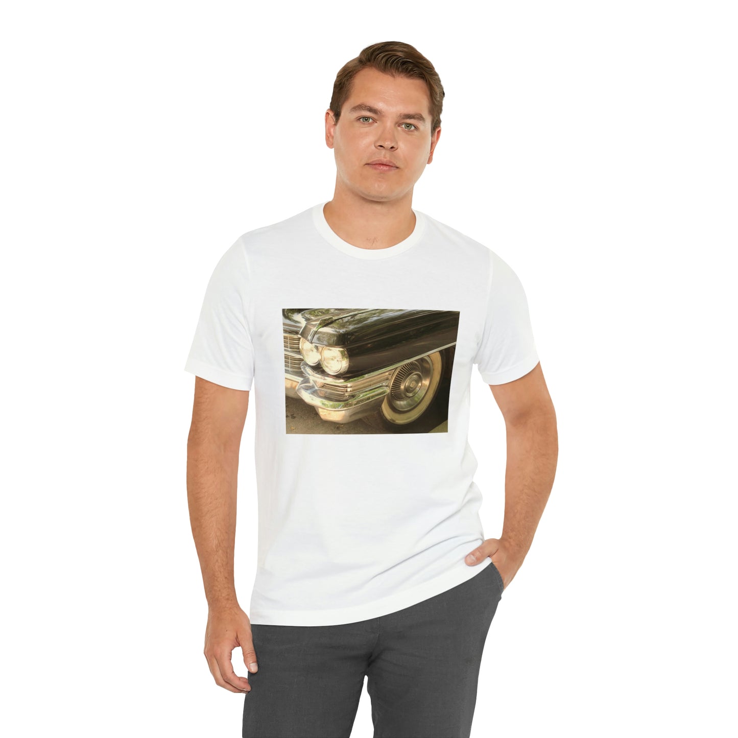 Vintage Car on a Summer Day - Unisex Jersey Short Sleeve Tee ~ Sharon Dawn Collection
