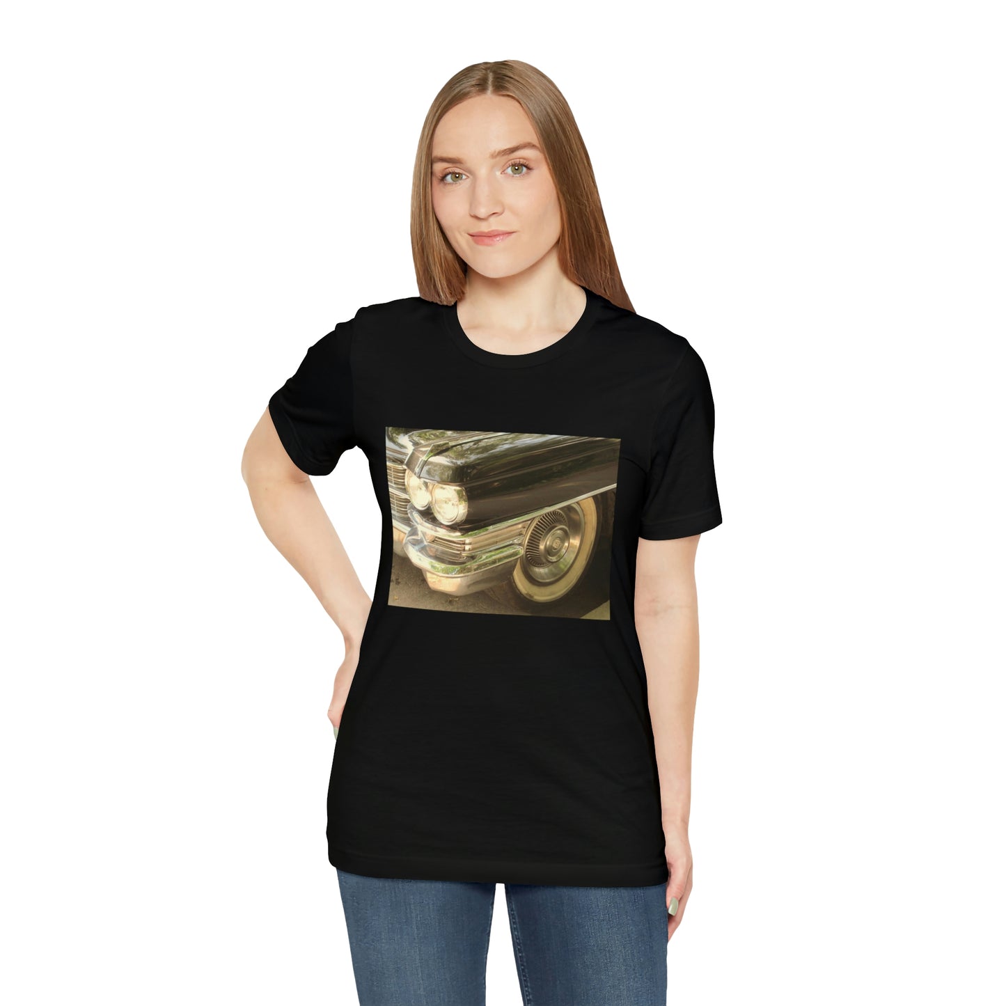 Vintage Car on a Summer Day - Unisex Jersey Short Sleeve Tee ~ Sharon Dawn Collection