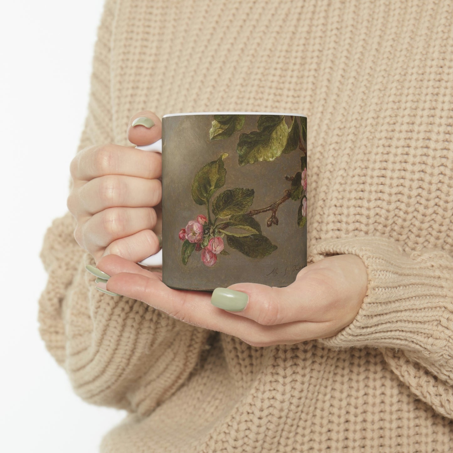 Hummingbird & Apple Blossoms - Martin Johnson Heade 1875 - Ceramic Mug 11oz - Limited Edition