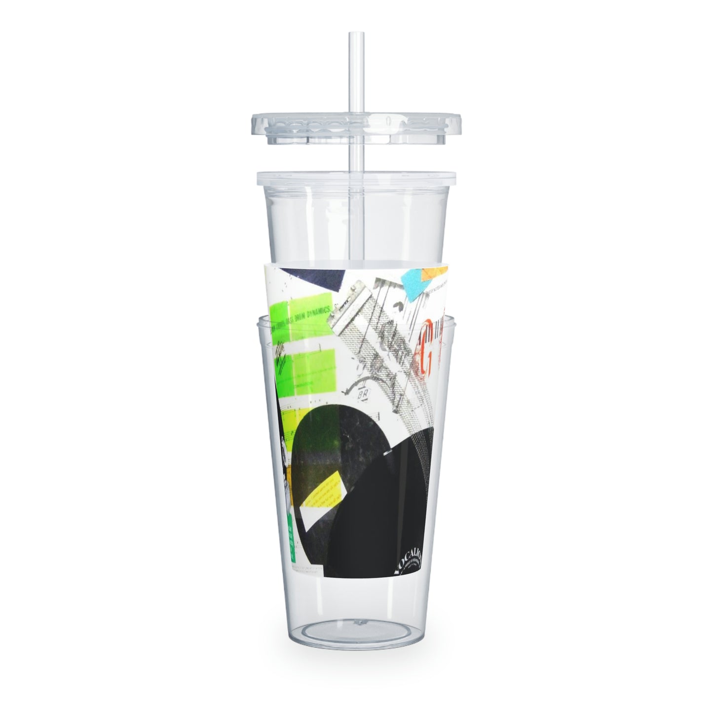 Music Diary - Plastic Tumbler with Straw ~ Sharon Dawn Collection