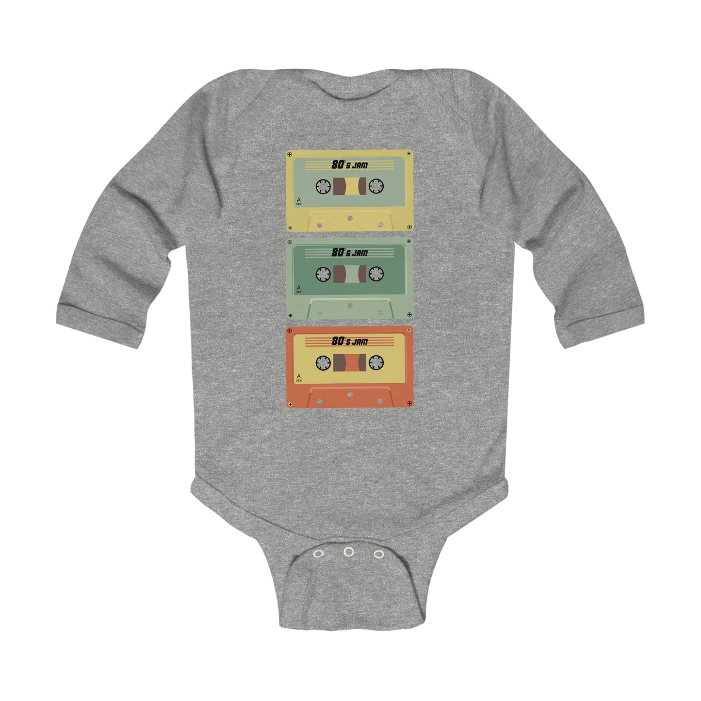 Cassette - Infant Long Sleeve Bodysuit ~ Sharon Dawn Collection