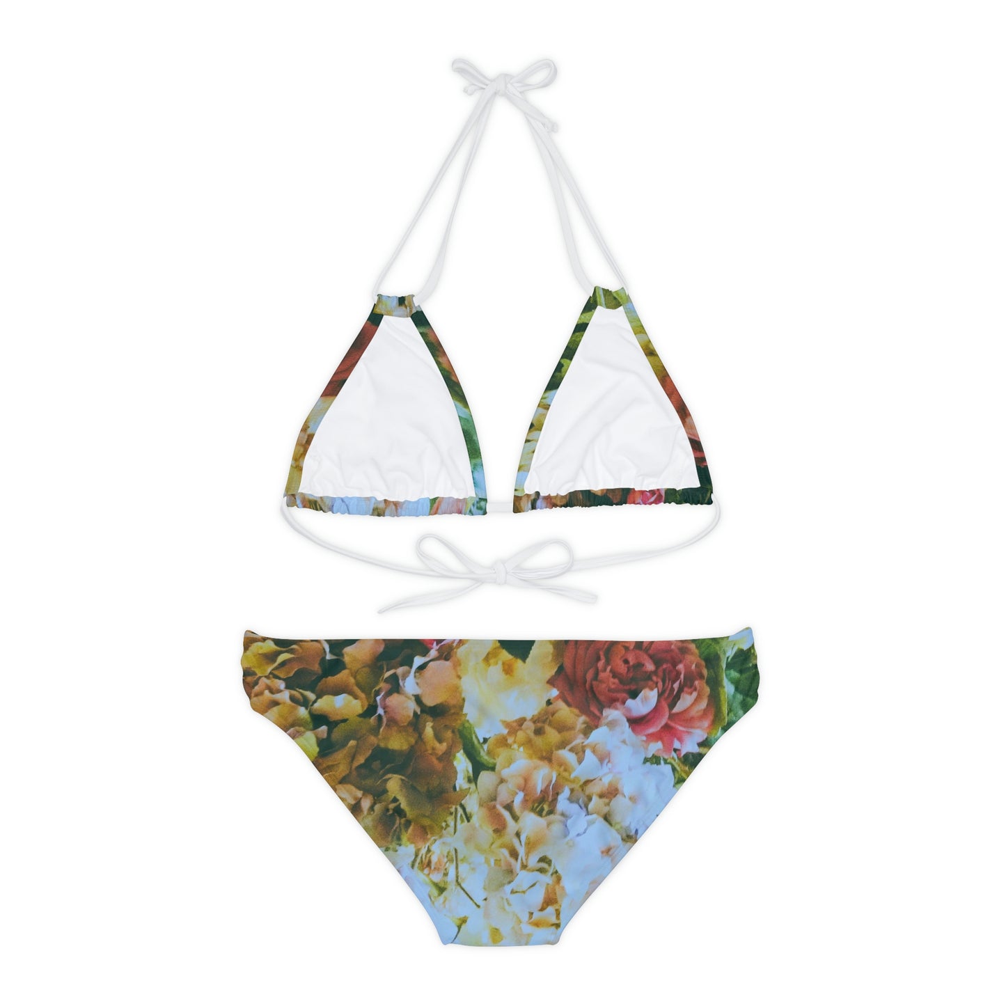 Romantic Floral - Strappy Bikini Set ~ Sharon Dawn Collection