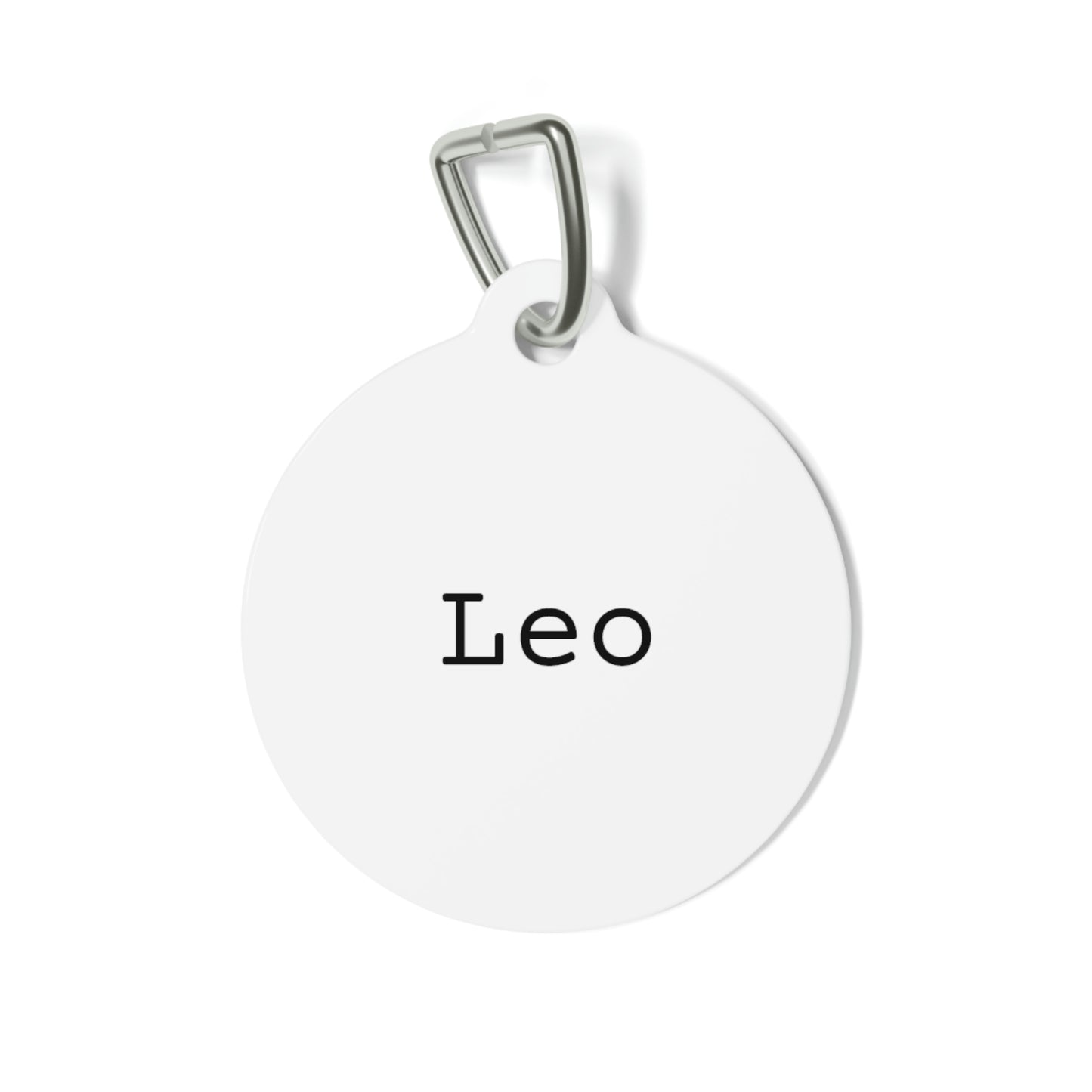 White Customizable - Pet Tag ~ Sharon Dawn Collection