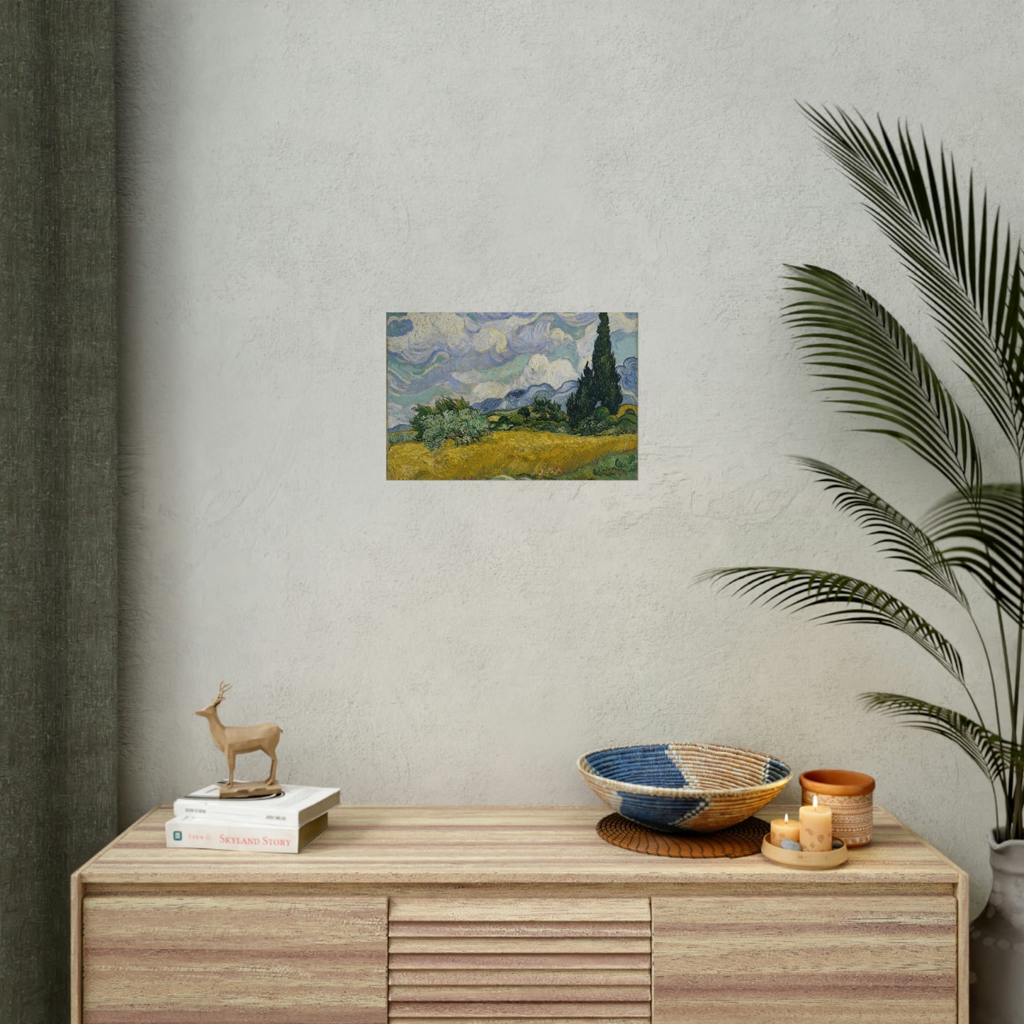 Wheat Field with Cypresses - Vincent Van Gogh - Rolled Posters