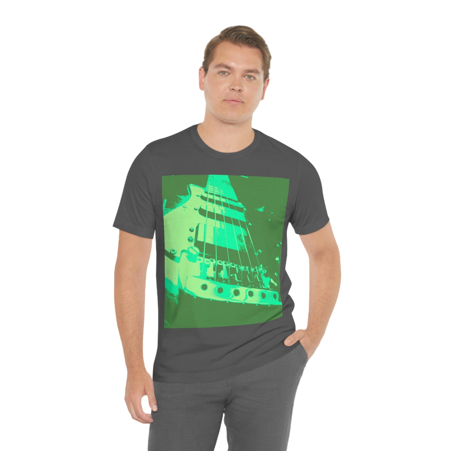 Mint Guitar - Unisex Jersey Short Sleeve Tee ~ Sharon Dawn Collection