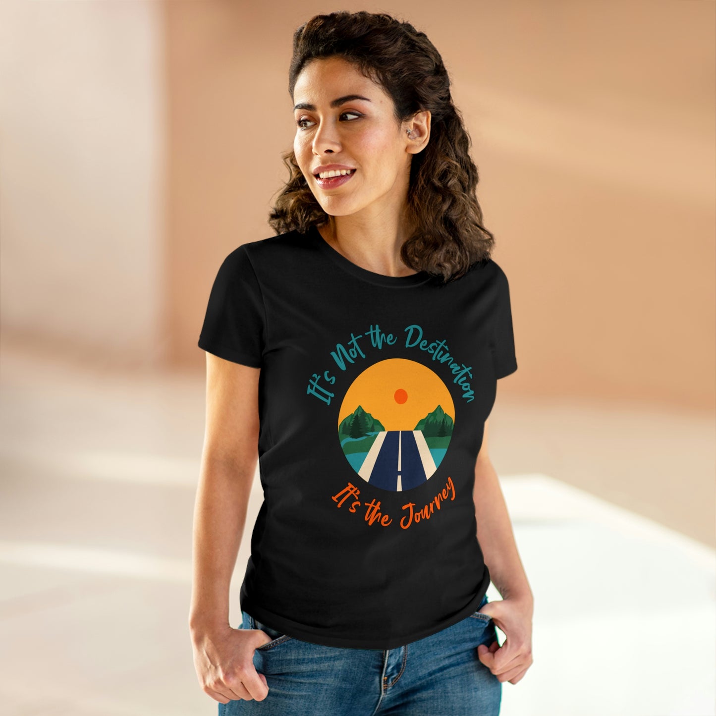 Journey - Women's Midweight Cotton Tee ~ Sharon Dawn Collection