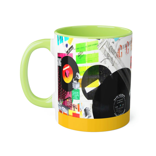 My Music Diary - Accent Mugs, 11oz ~ Sharon Dawn Collection - Limited Edition