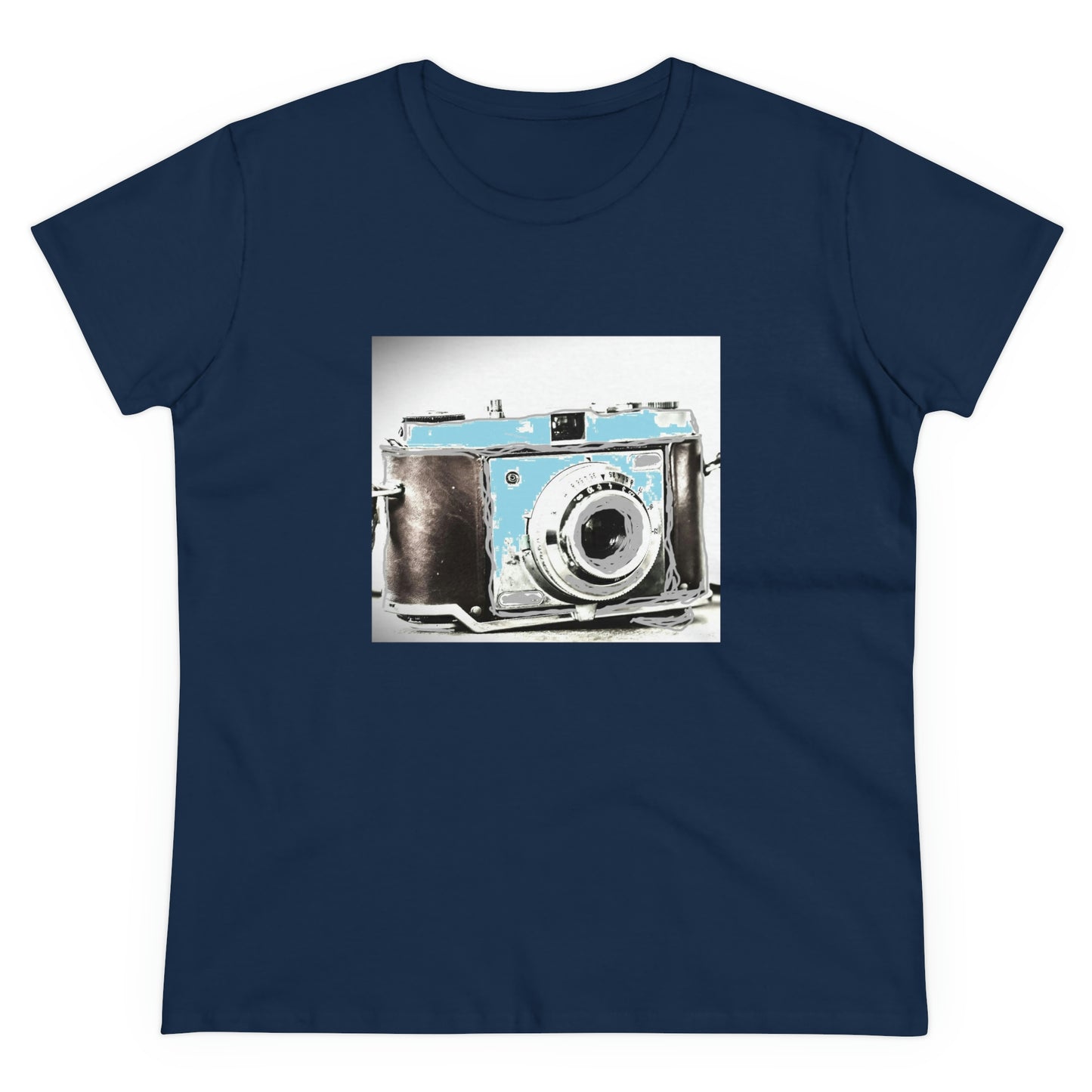 Vintage Camera - Women's Midweight Cotton Tee ~ Sharon Dawn Collection
