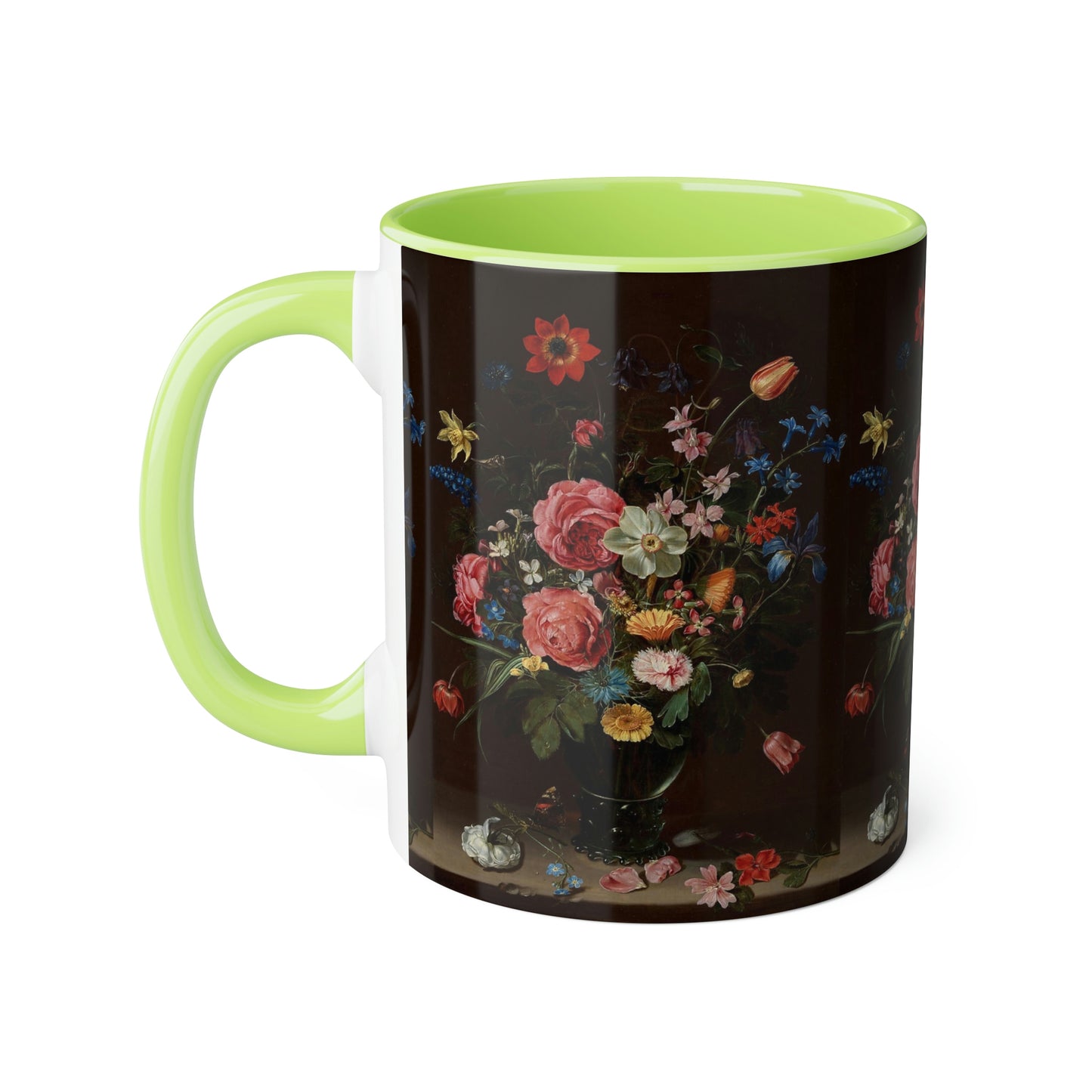 A Bouquet of Flowers - Clara Peters 1612 - Accent Mugs, 11oz - Limited Edition