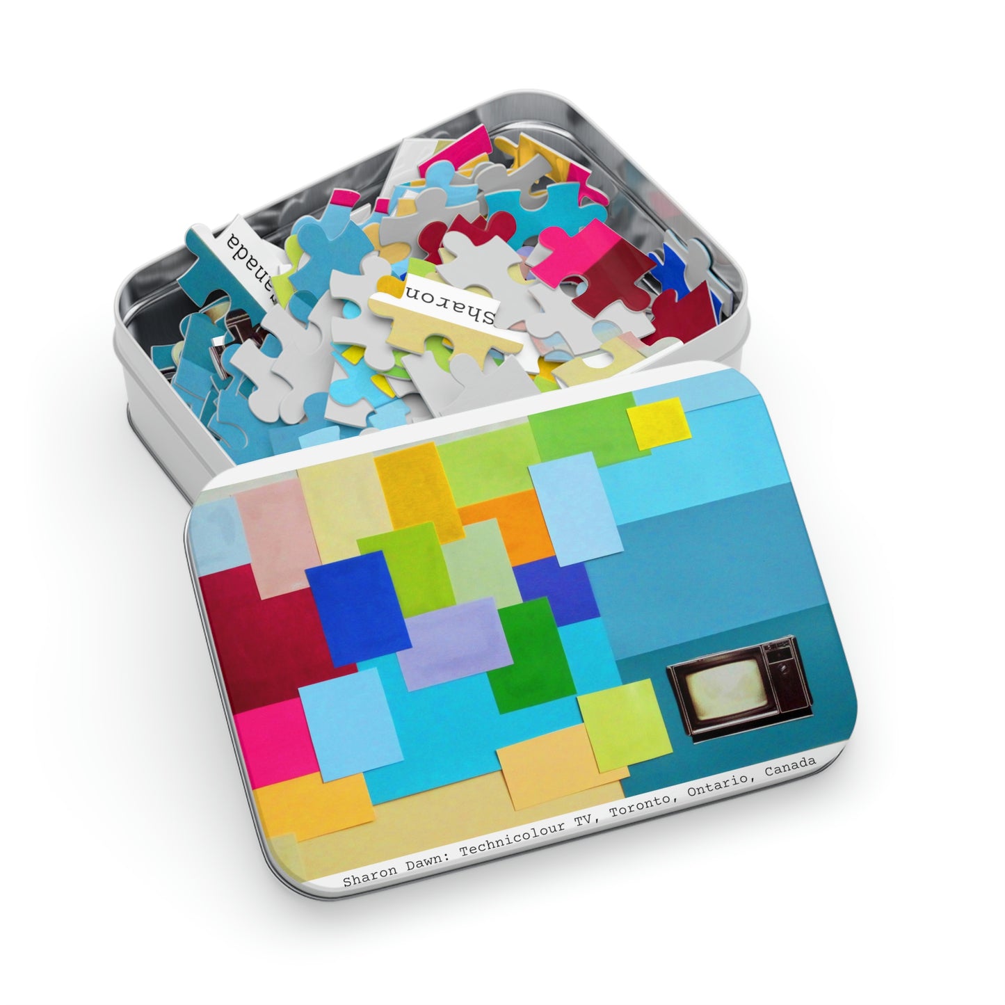 Technicolour TV - Jigsaw Puzzle (30, 110, 252, 500,1000-Piece) - Sharon Dawn Collection