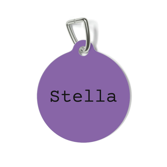 Lilac Customizable - Pet Tag ~ Sharon Dawn Collection